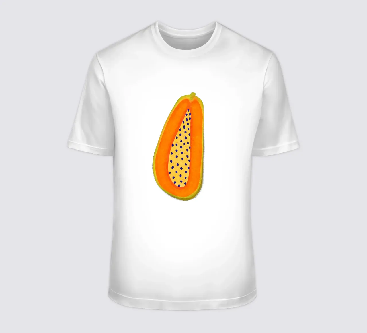 Simple Papaya t-shirt da Illustration Raissa Oltmanns