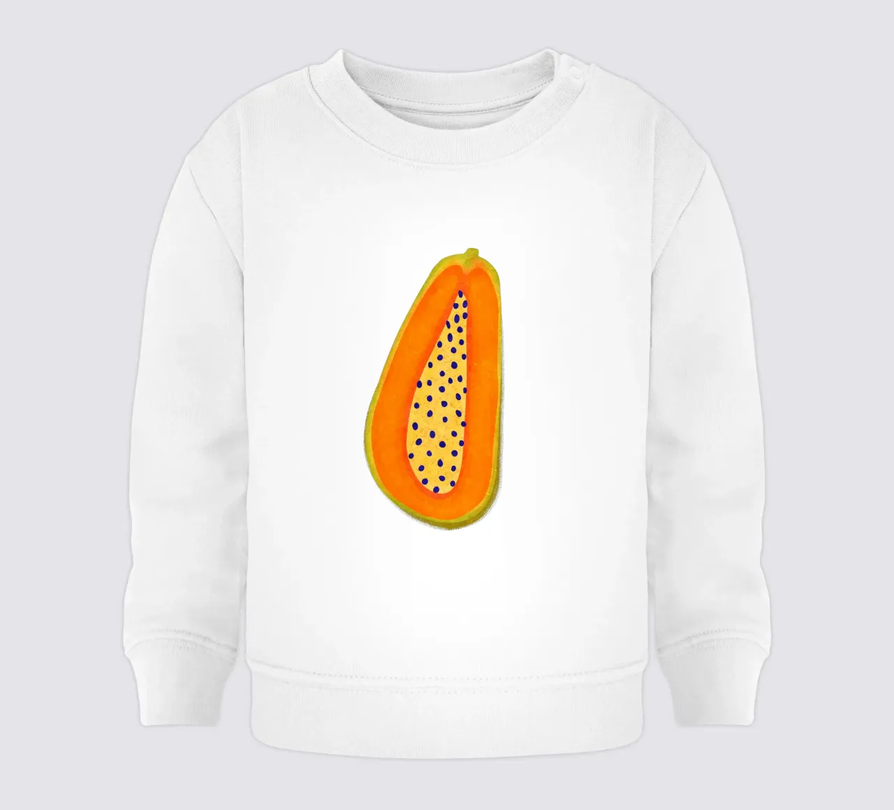 Simple Papaya felpa neonato da Illustration Raissa Oltmanns