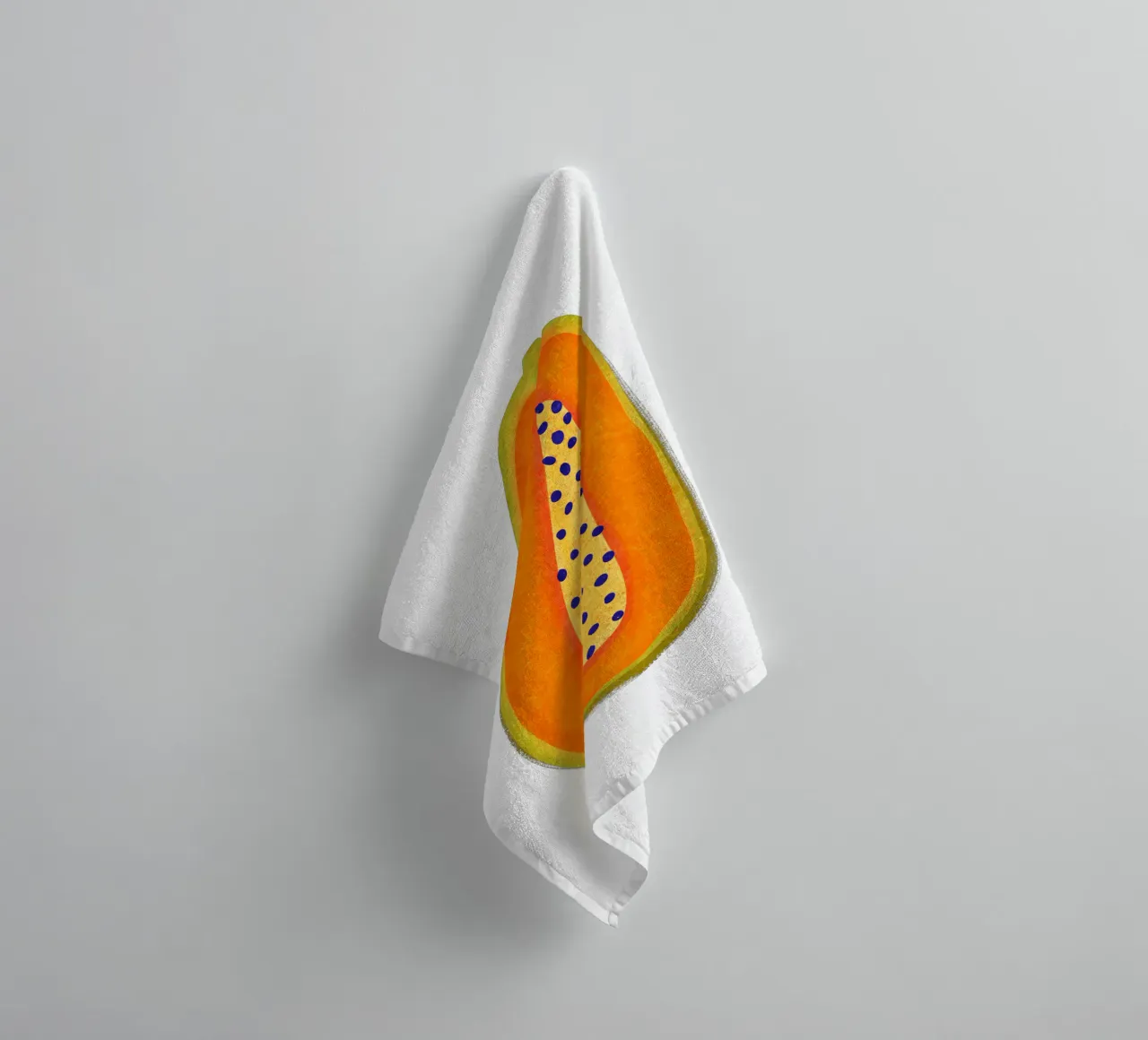 Simple Papaya asciugamano da bagno da Illustration Raissa Oltmanns