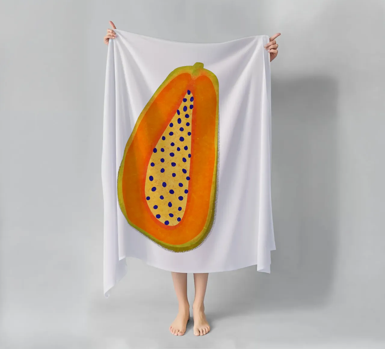 Simple Papaya telo mare da Illustration Raissa Oltmanns