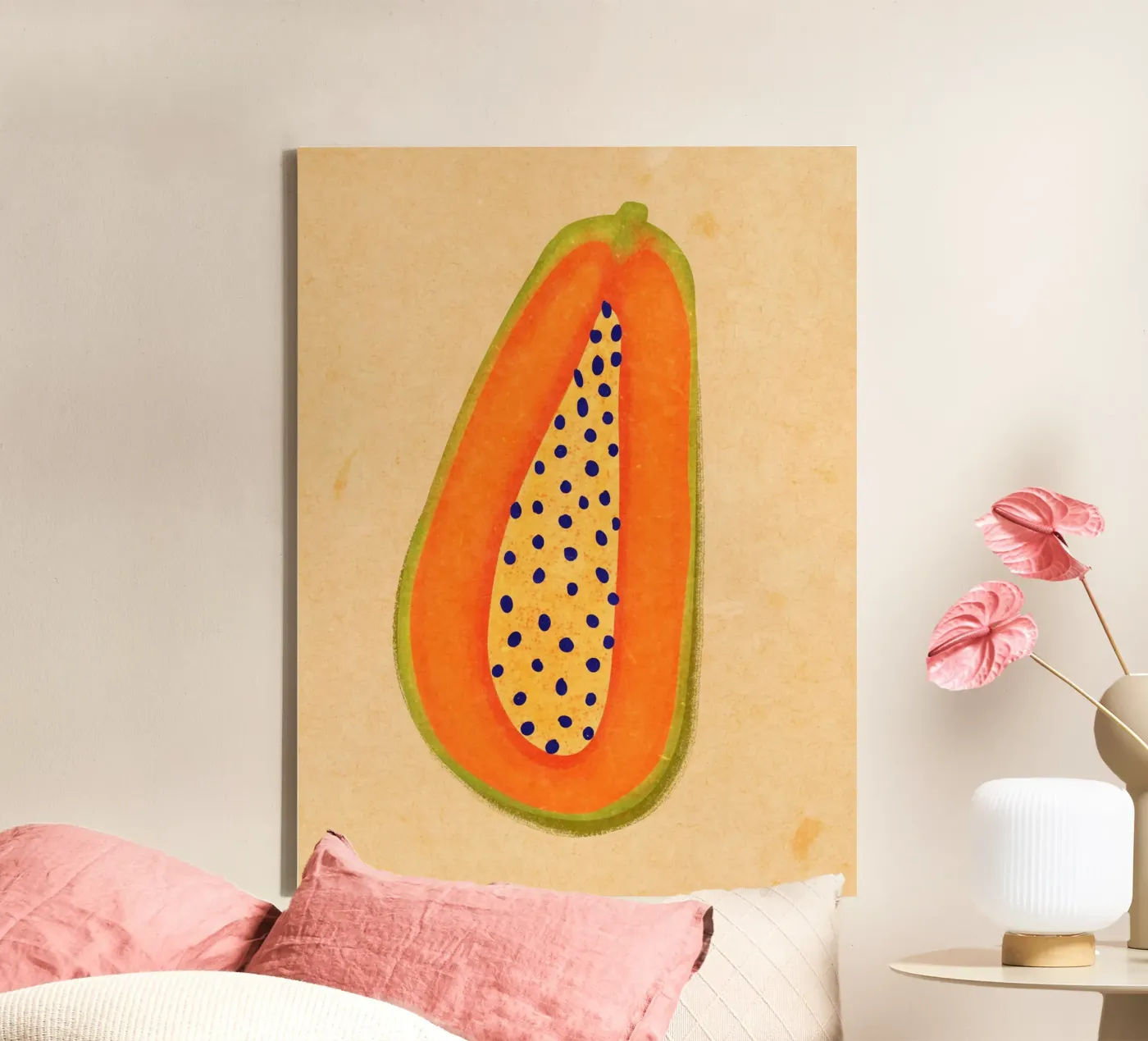Simple Papaya tela da Illustration Raissa Oltmanns