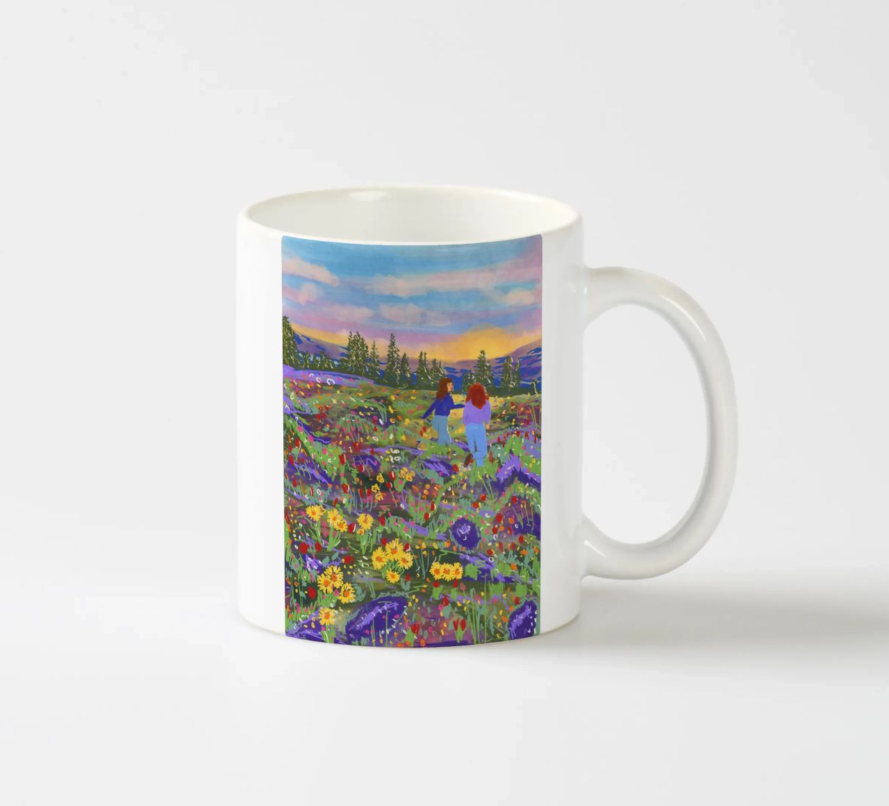 Vieni, ti faccio vedere una cosa! tazza in ceramica da Illustration Raissa Oltmanns