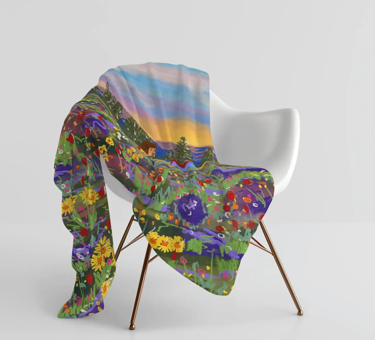 Vieni, ti faccio vedere una cosa! coperta in pile da Illustration Raissa Oltmanns