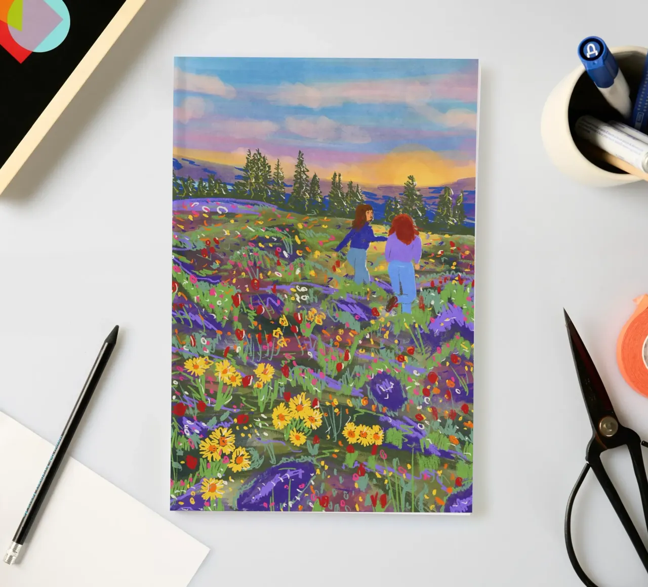 Come on, I'll show you something! notebook by Illustration Raissa Oltmanns