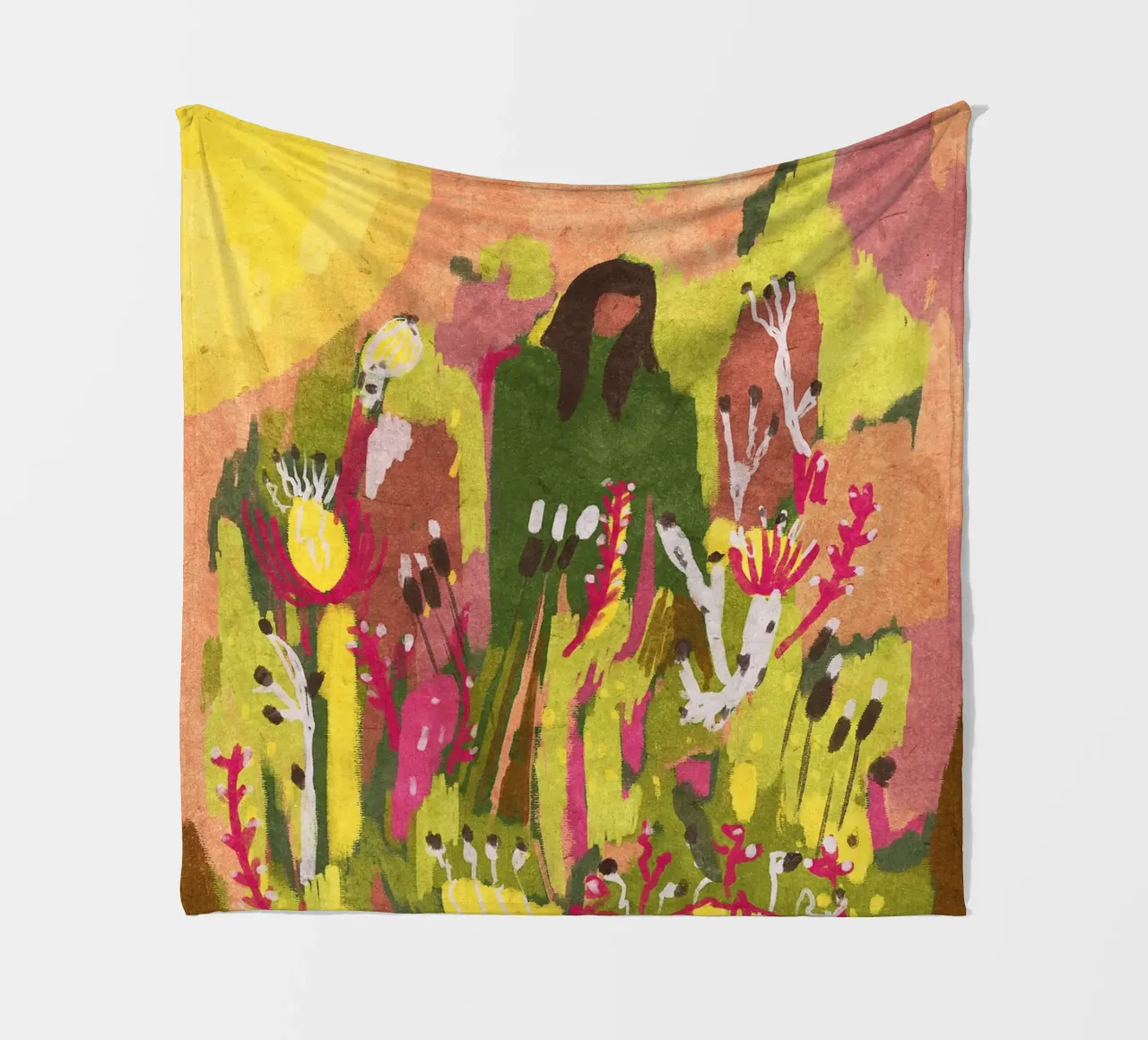 My Inner Garden coperta in pile da Illustration Raissa Oltmanns
