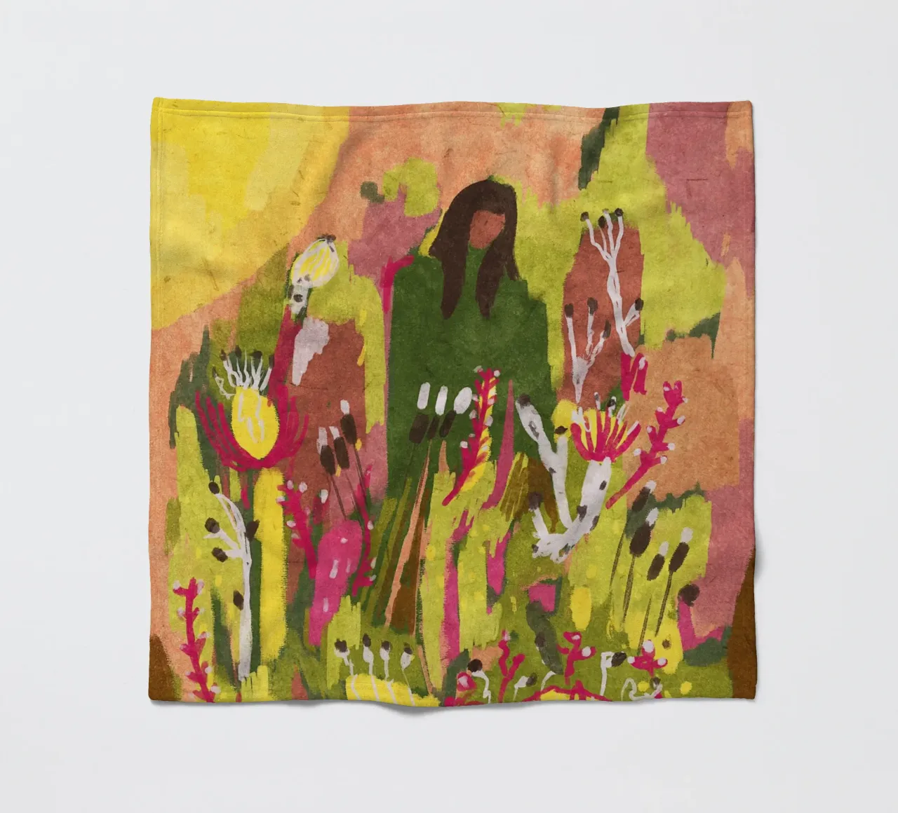My Inner Garden coperta in pile da Illustration Raissa Oltmanns
