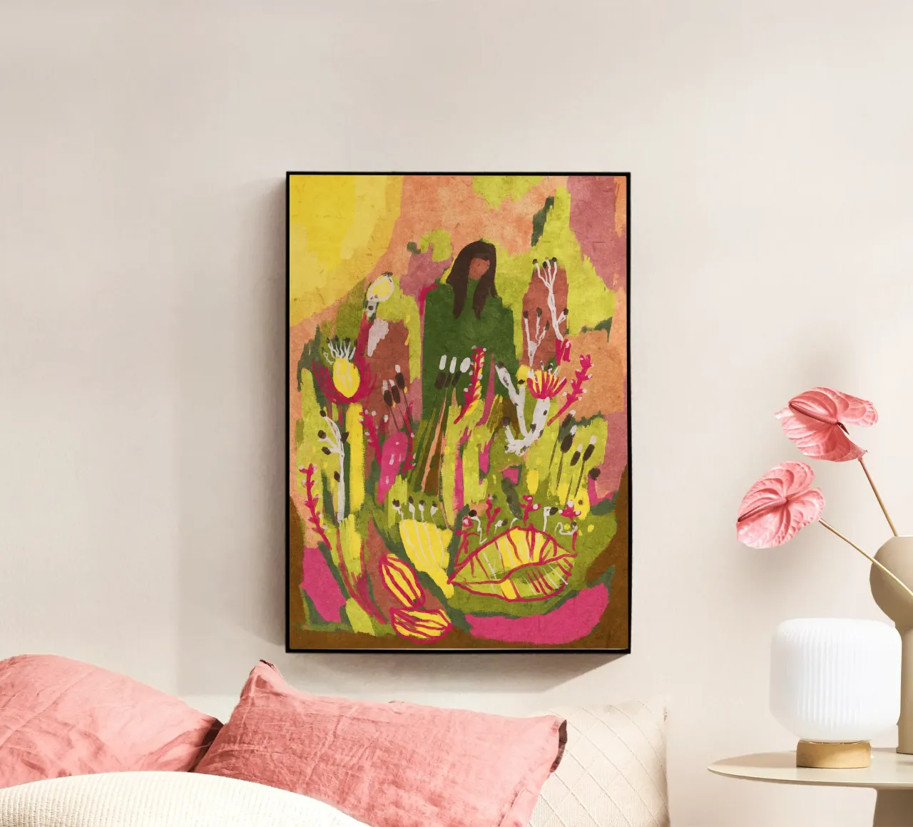 My Inner Garden acrylic glass by Illustration Raissa Oltmanns