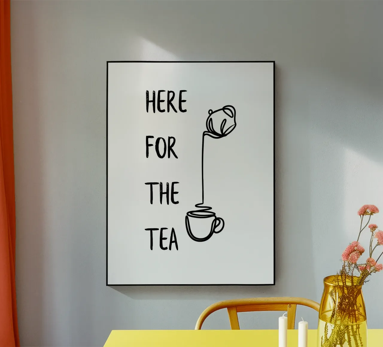 QUI PER IL TÈ plexiglass da ArtDesign by KBK