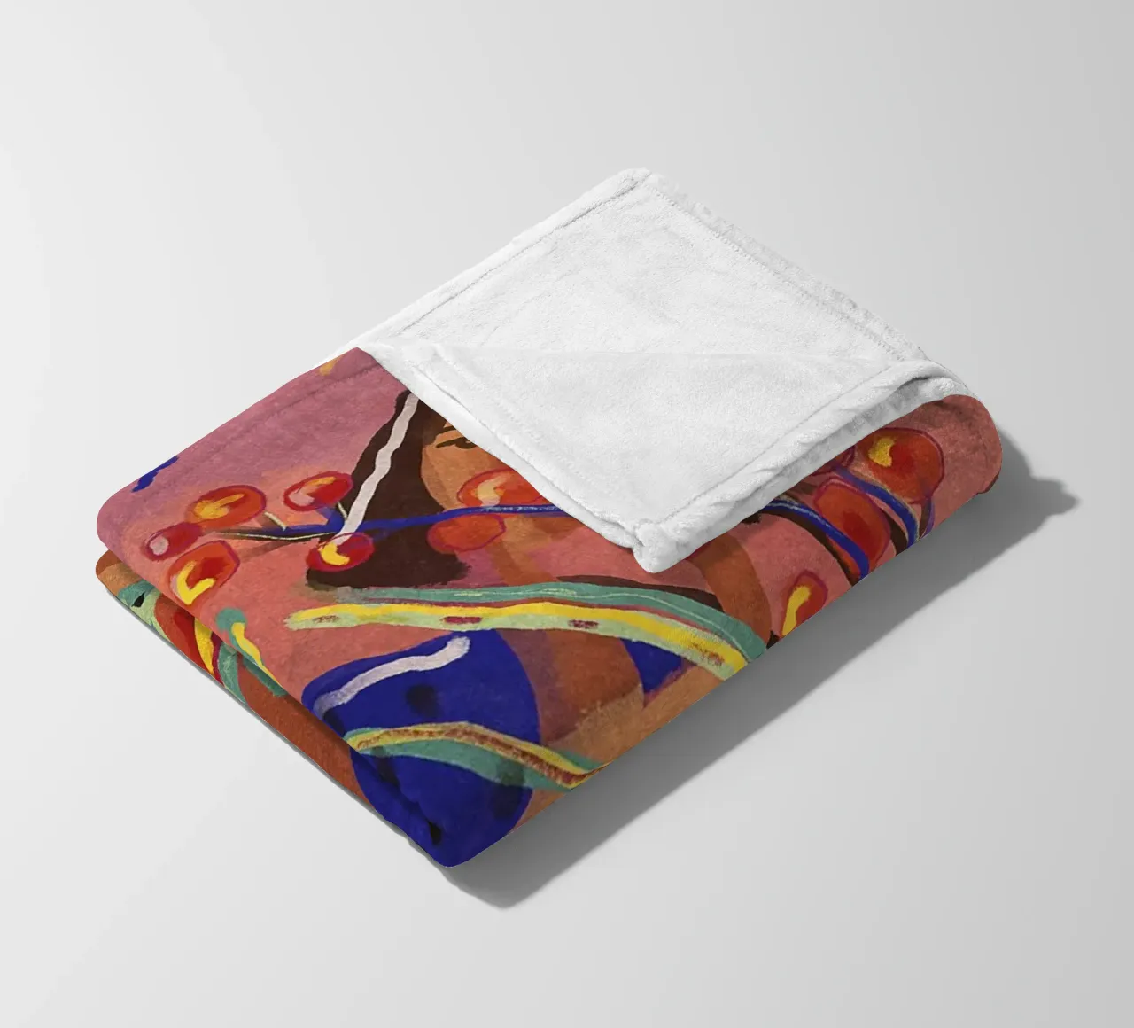 Raccogliere un fiore coperta in pile da Illustration Raissa Oltmanns
