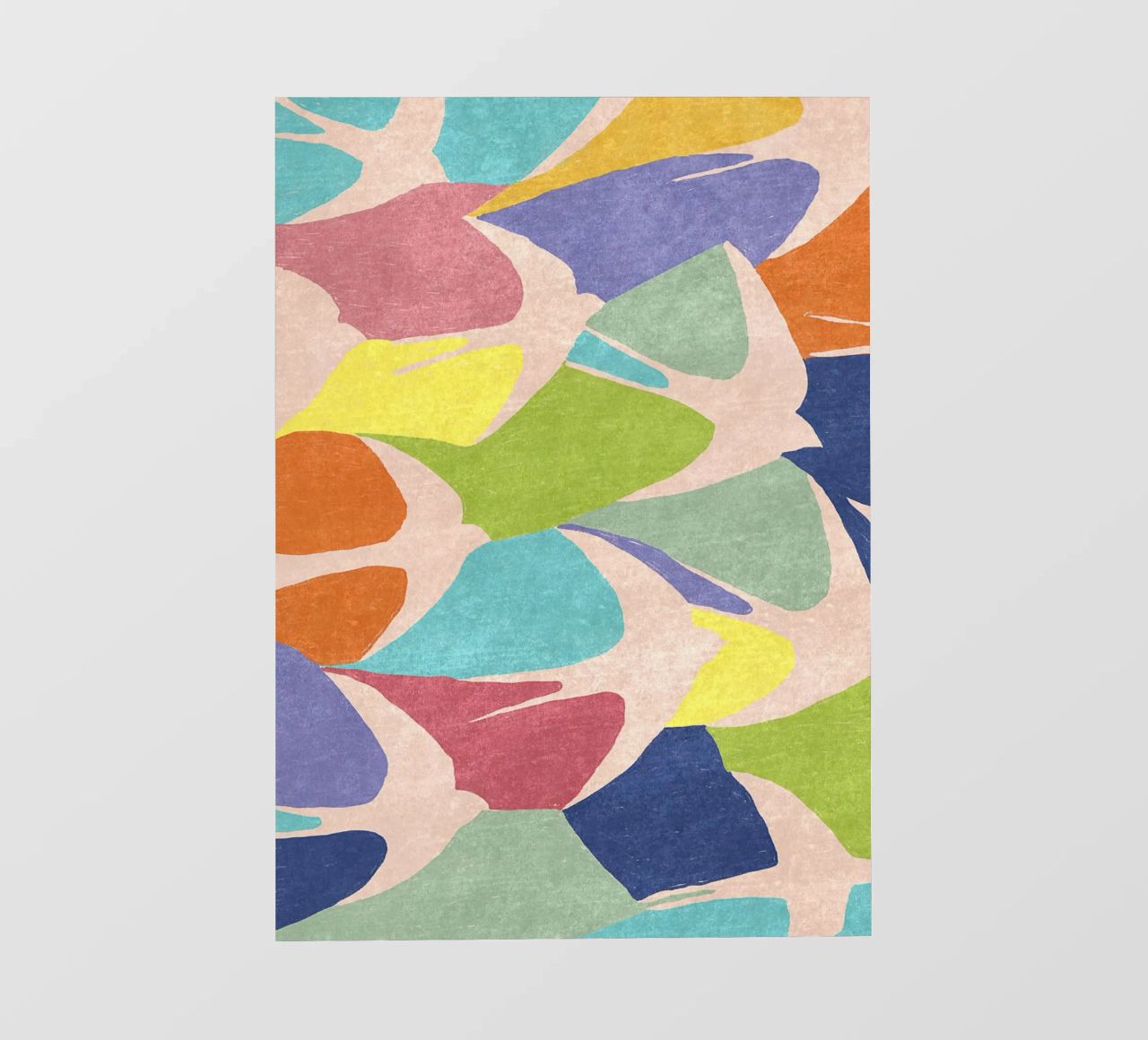 Oiseaux abstraits papier peint photo de Illustration Raissa Oltmanns