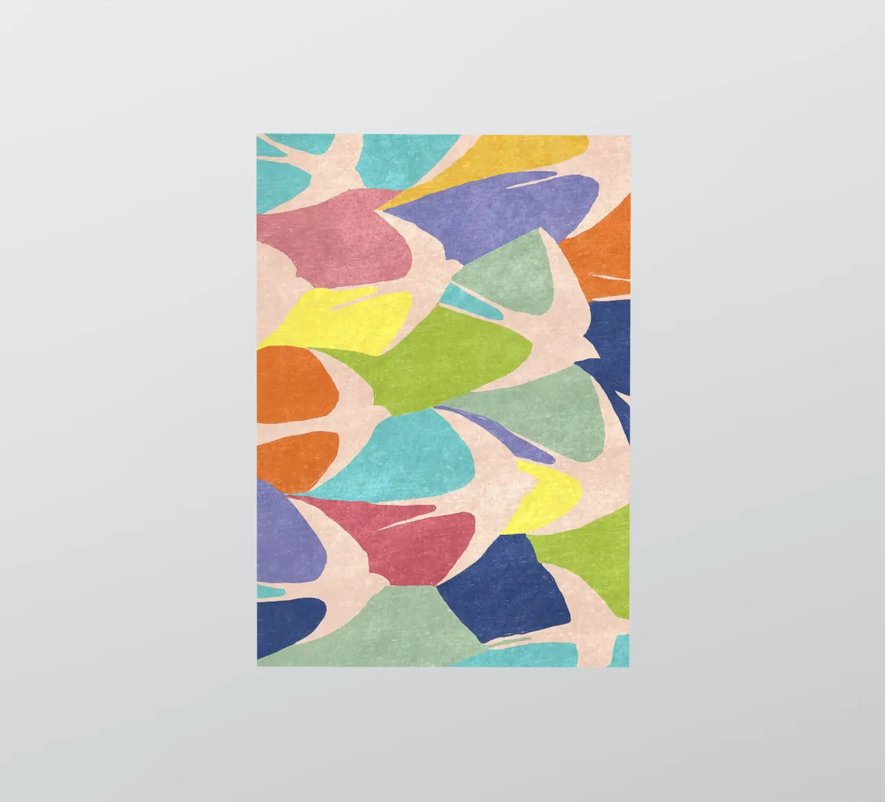Pájaros abstractos pegatina de Illustration Raissa Oltmanns