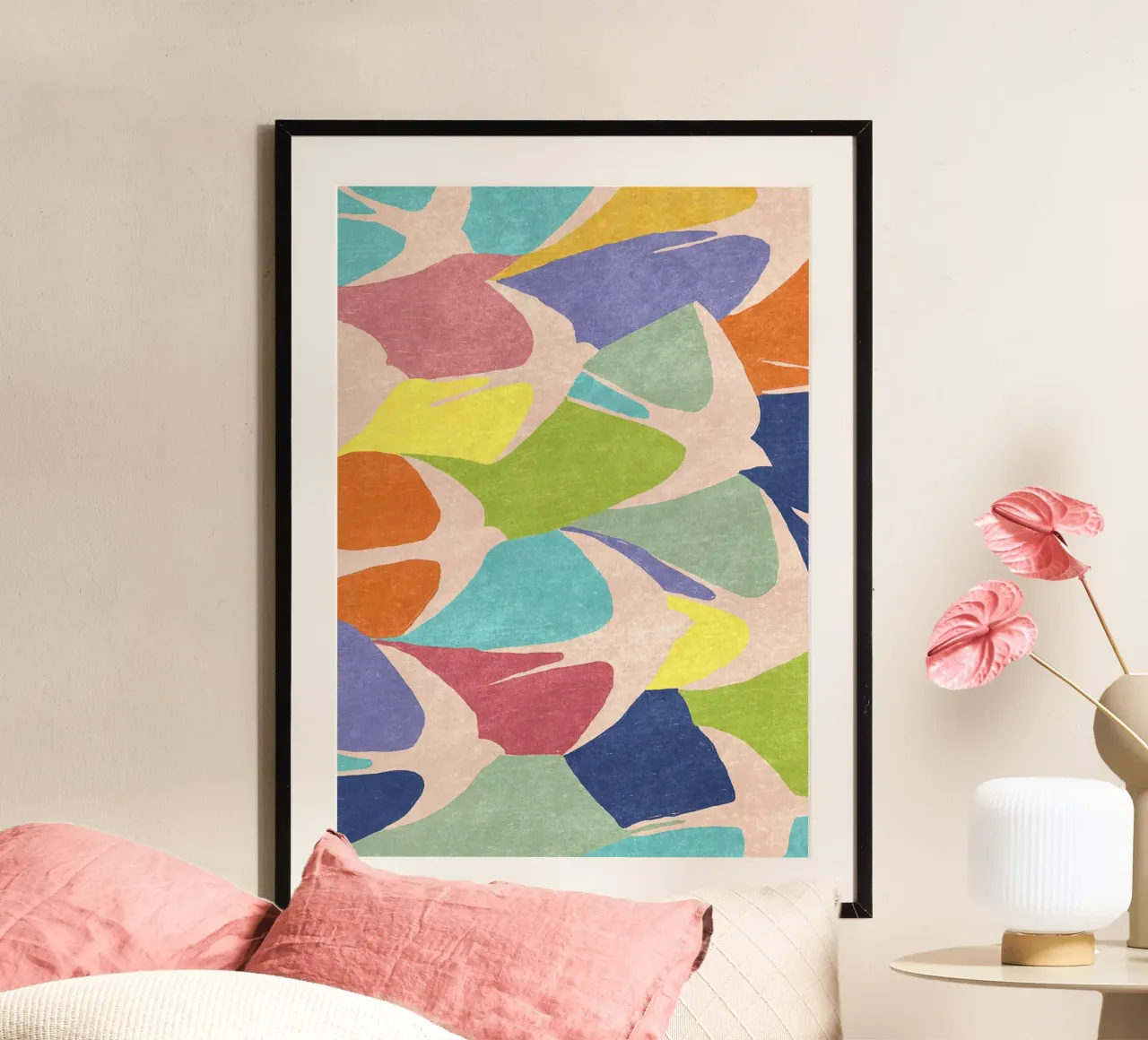 Uccelli astratti poster da Illustration Raissa Oltmanns