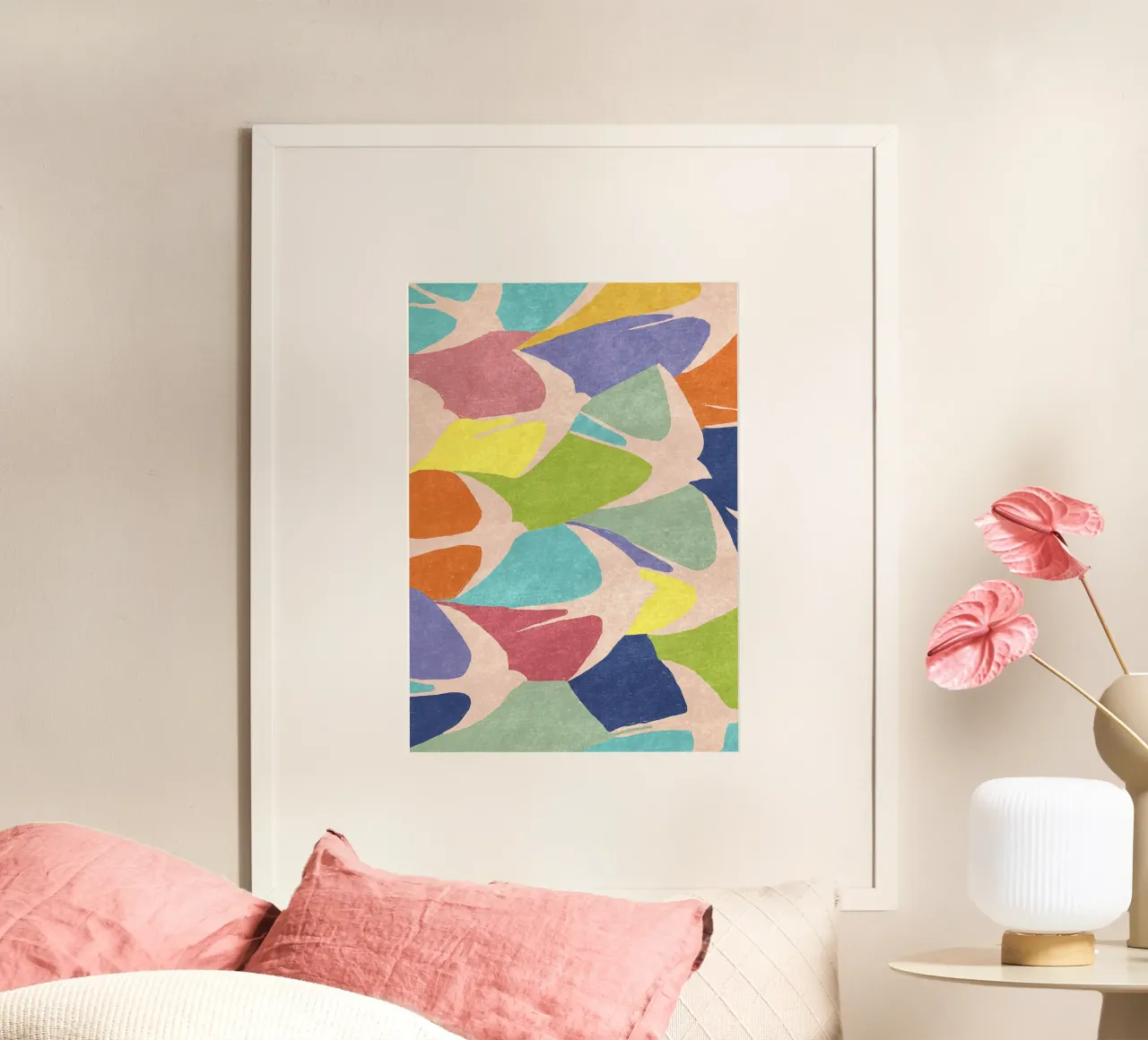 Uccelli astratti poster da Illustration Raissa Oltmanns