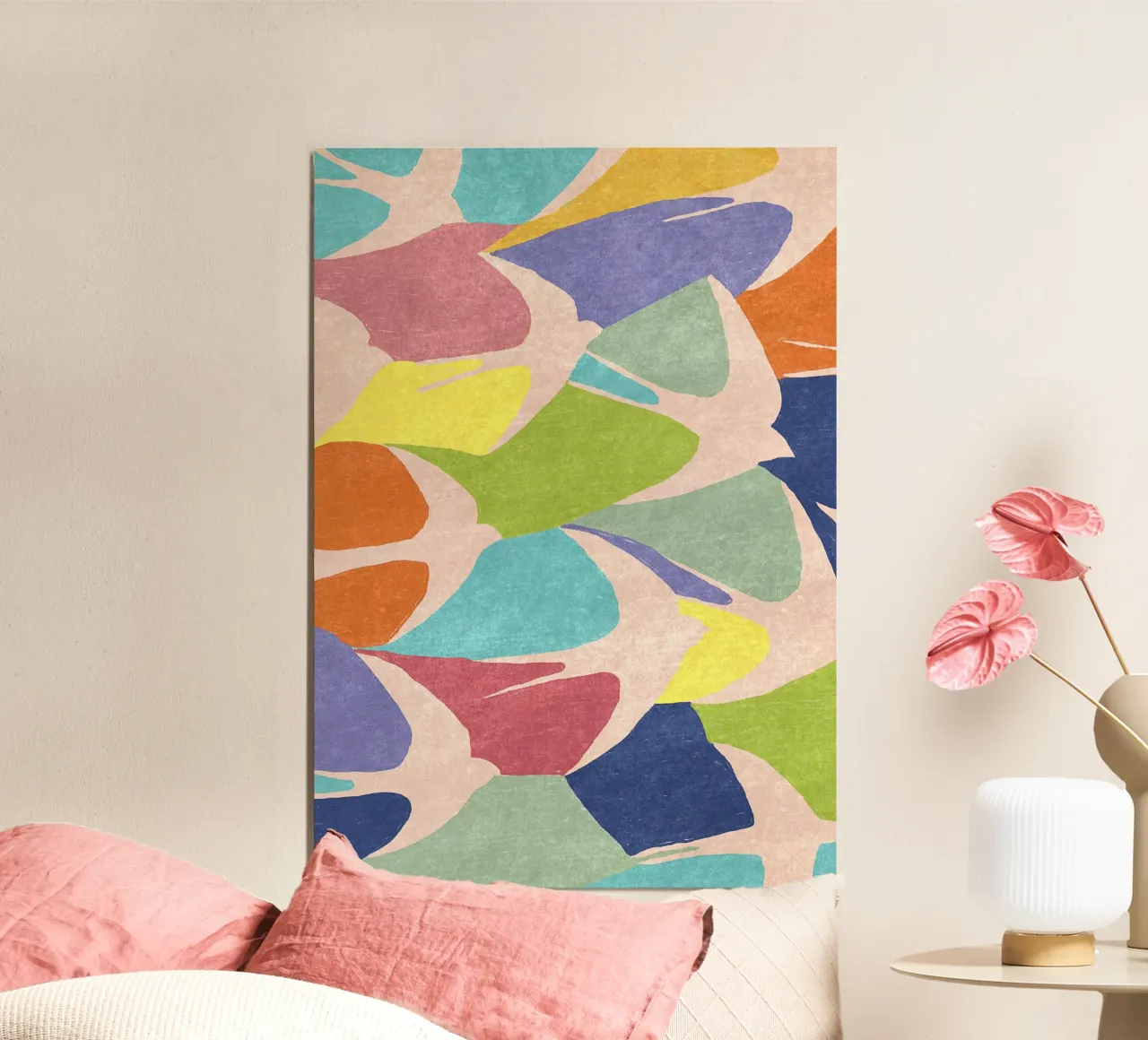 Uccelli astratti poster da Illustration Raissa Oltmanns