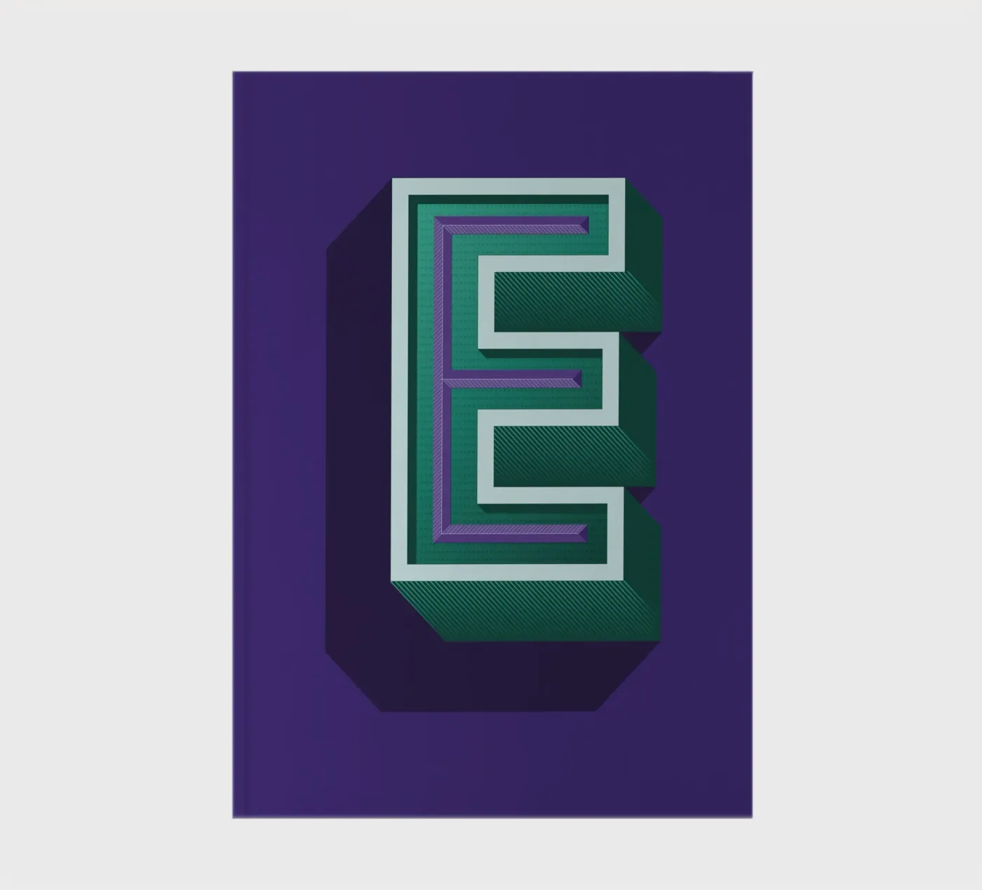 Lettre E notebook by Glettering