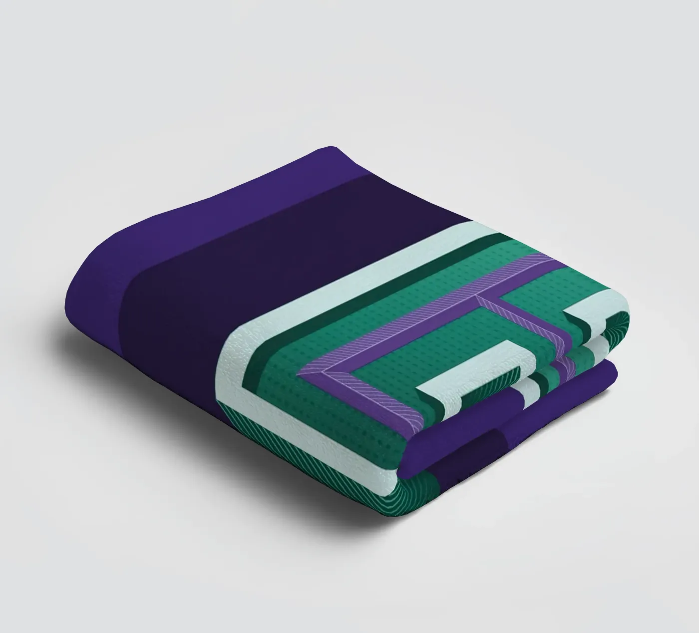 Lettre E towel by Glettering