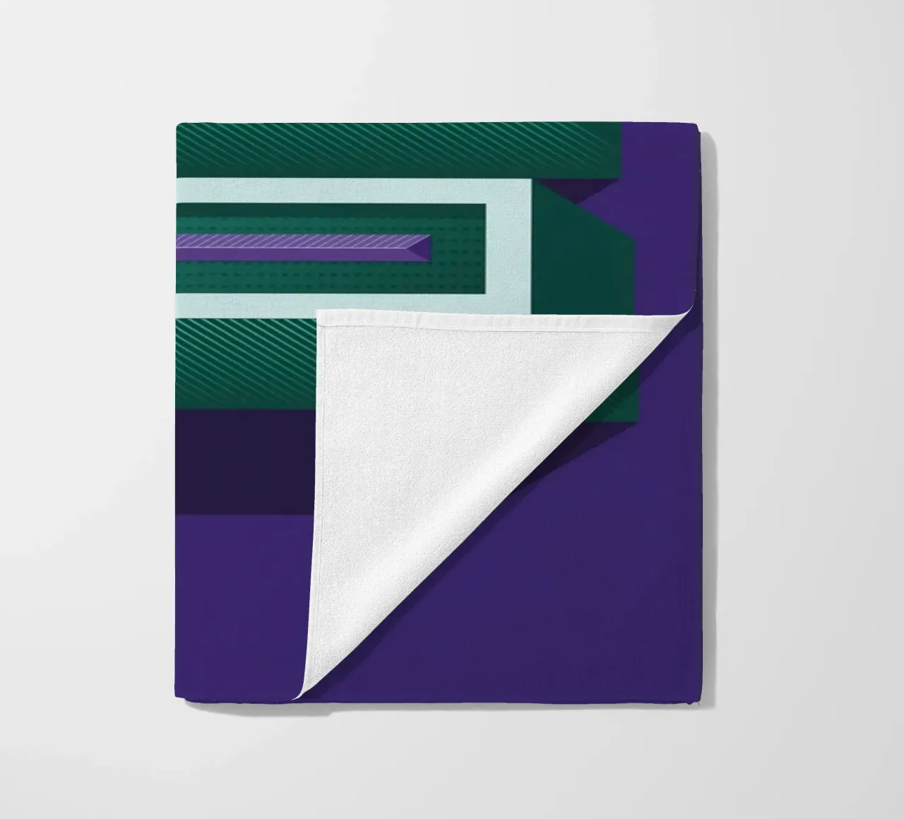 Lettre E telo mare da Glettering