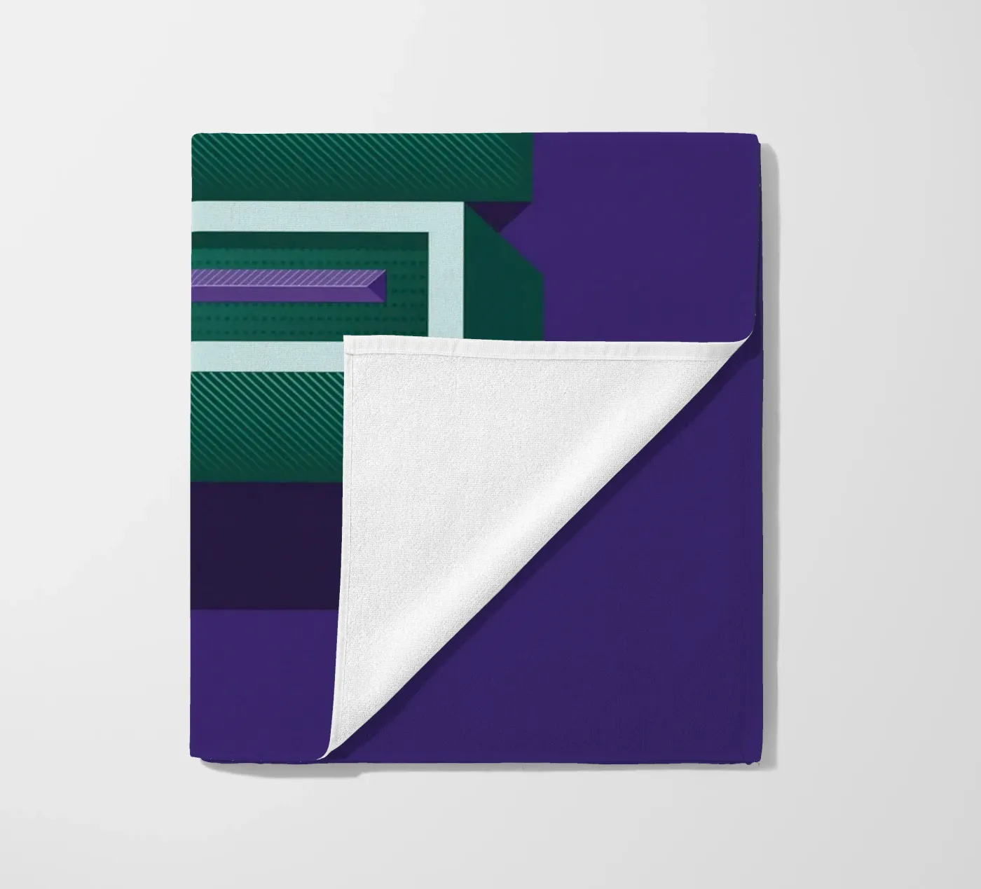 Lettre E telo mare da Glettering