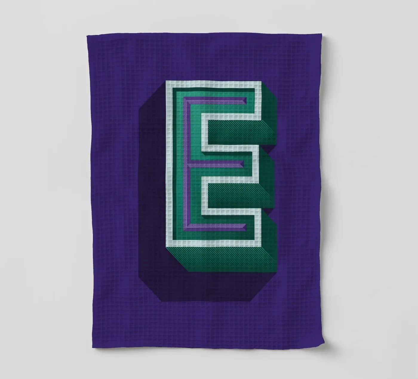 Lettre E Geschirrtuch von Glettering