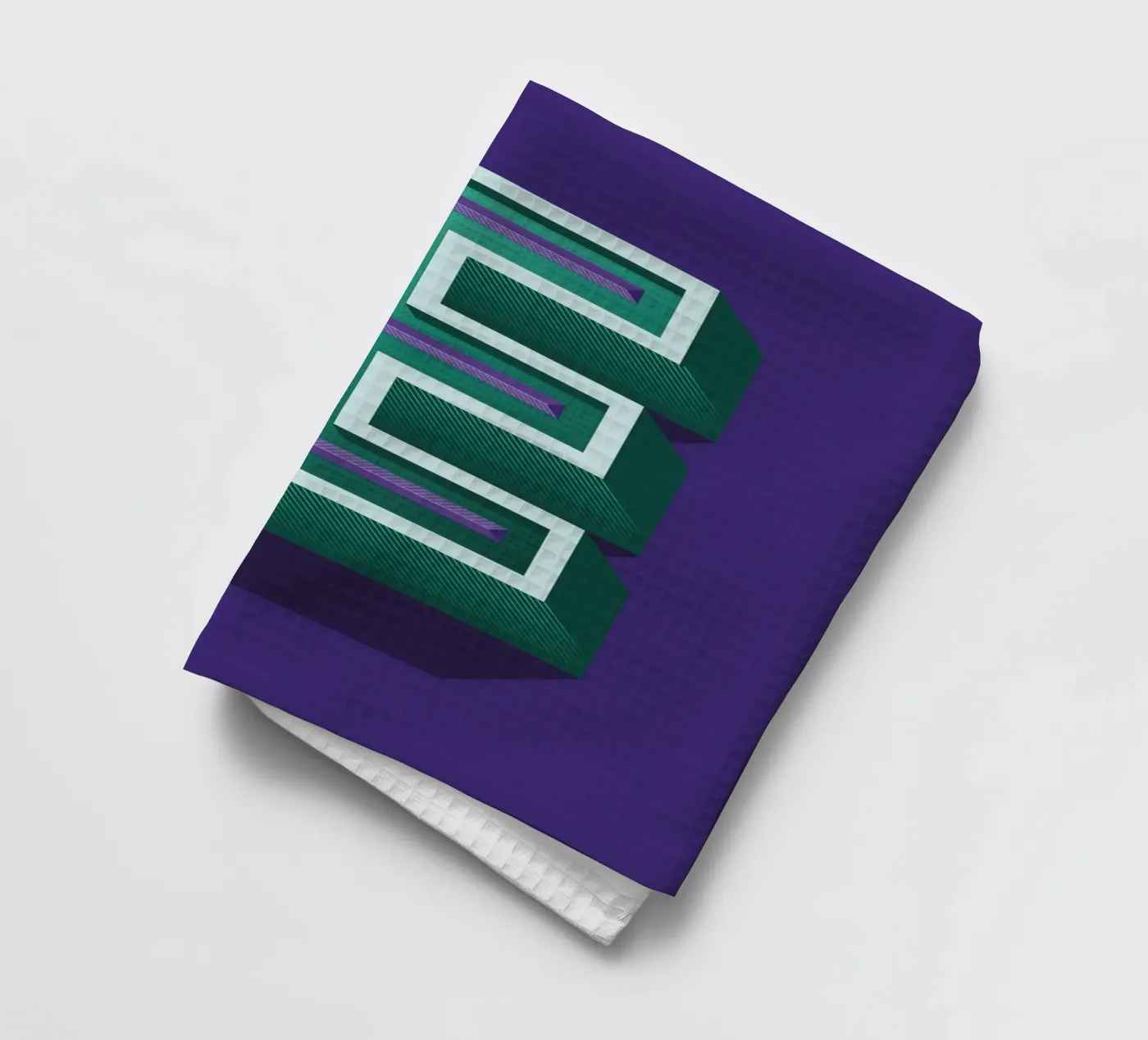 Lettre E torchon de Glettering