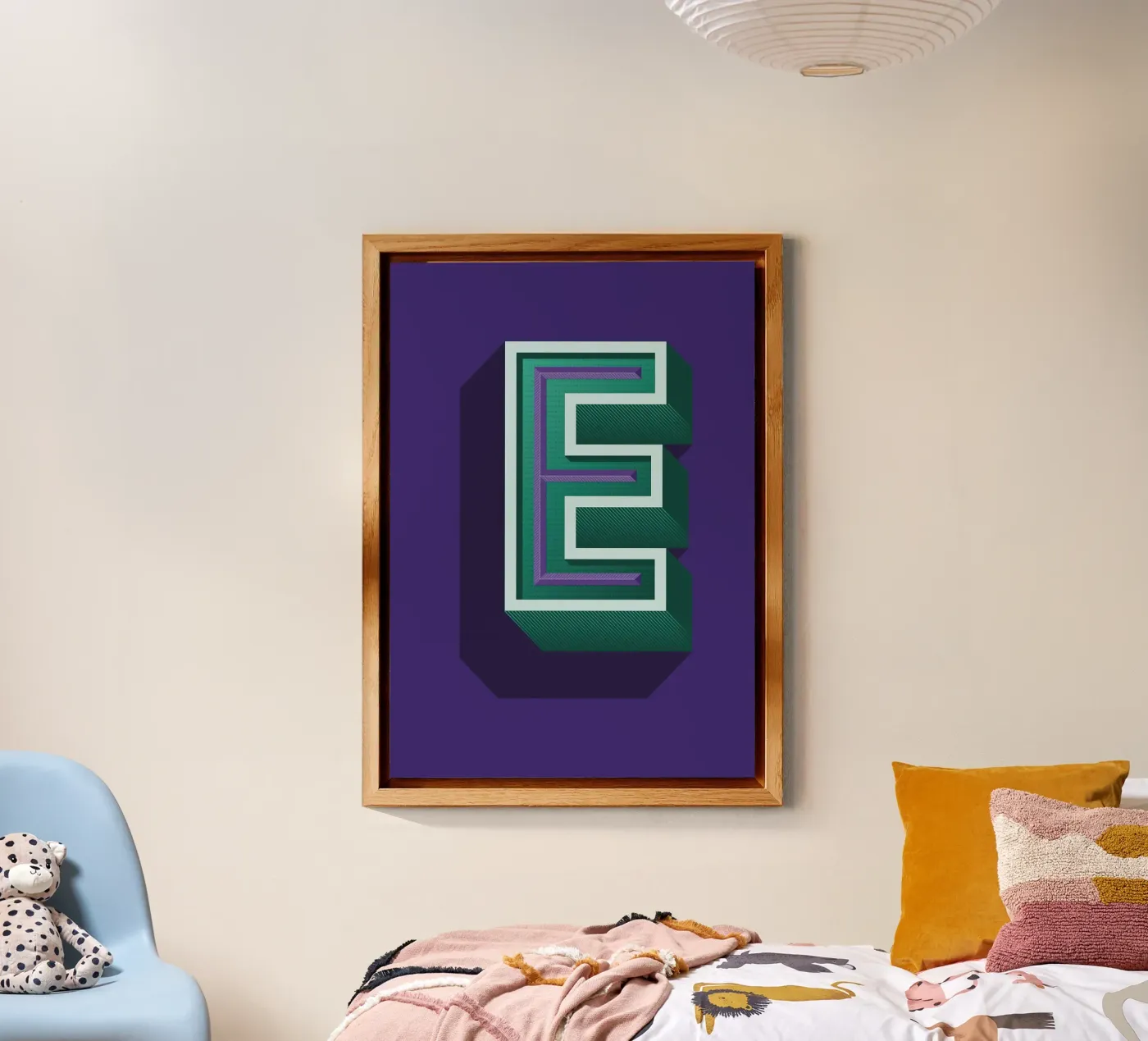 Lettre E pannello forex da Glettering