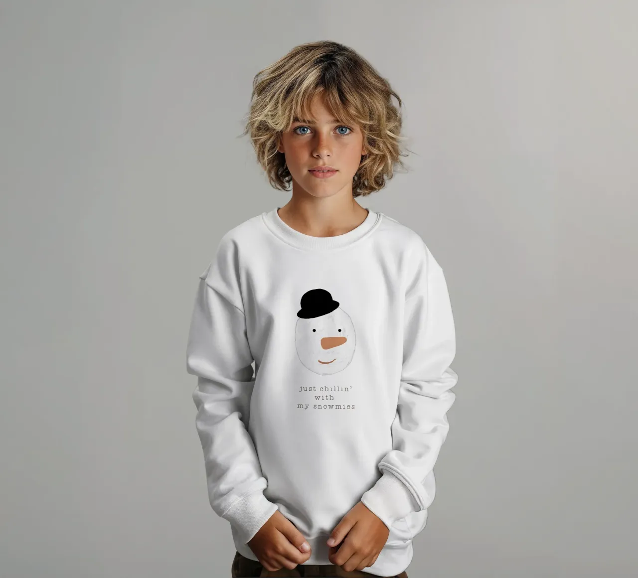 Blush - Rilassarsi con i miei amici delle nevi felpa bambino da Orara Studio