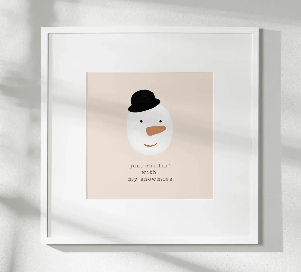 Blush - Rilassarsi con i miei amici delle nevi carta hahnemühle da Orara Studio