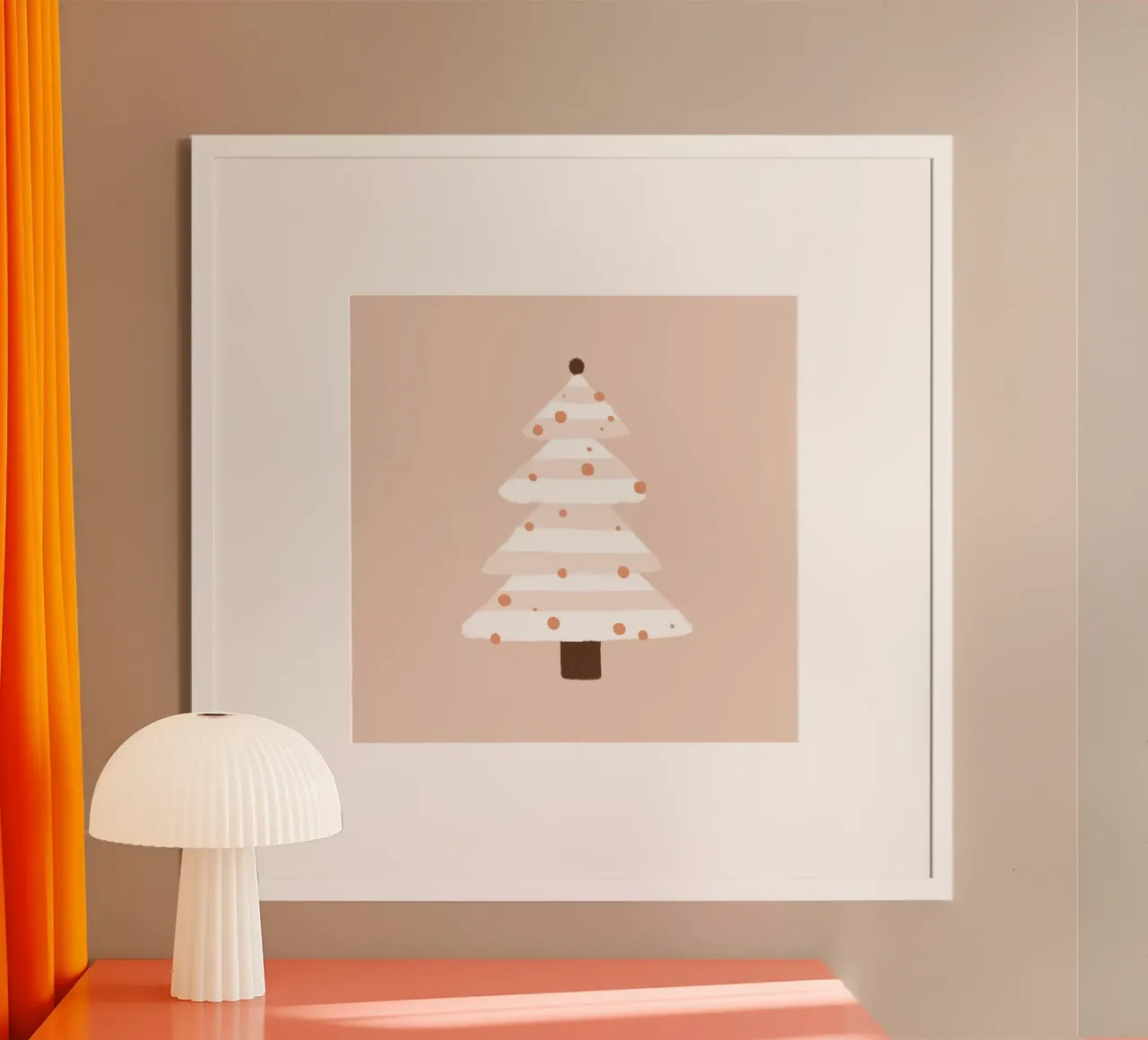 Albero di Natale Blush poster da Orara Studio