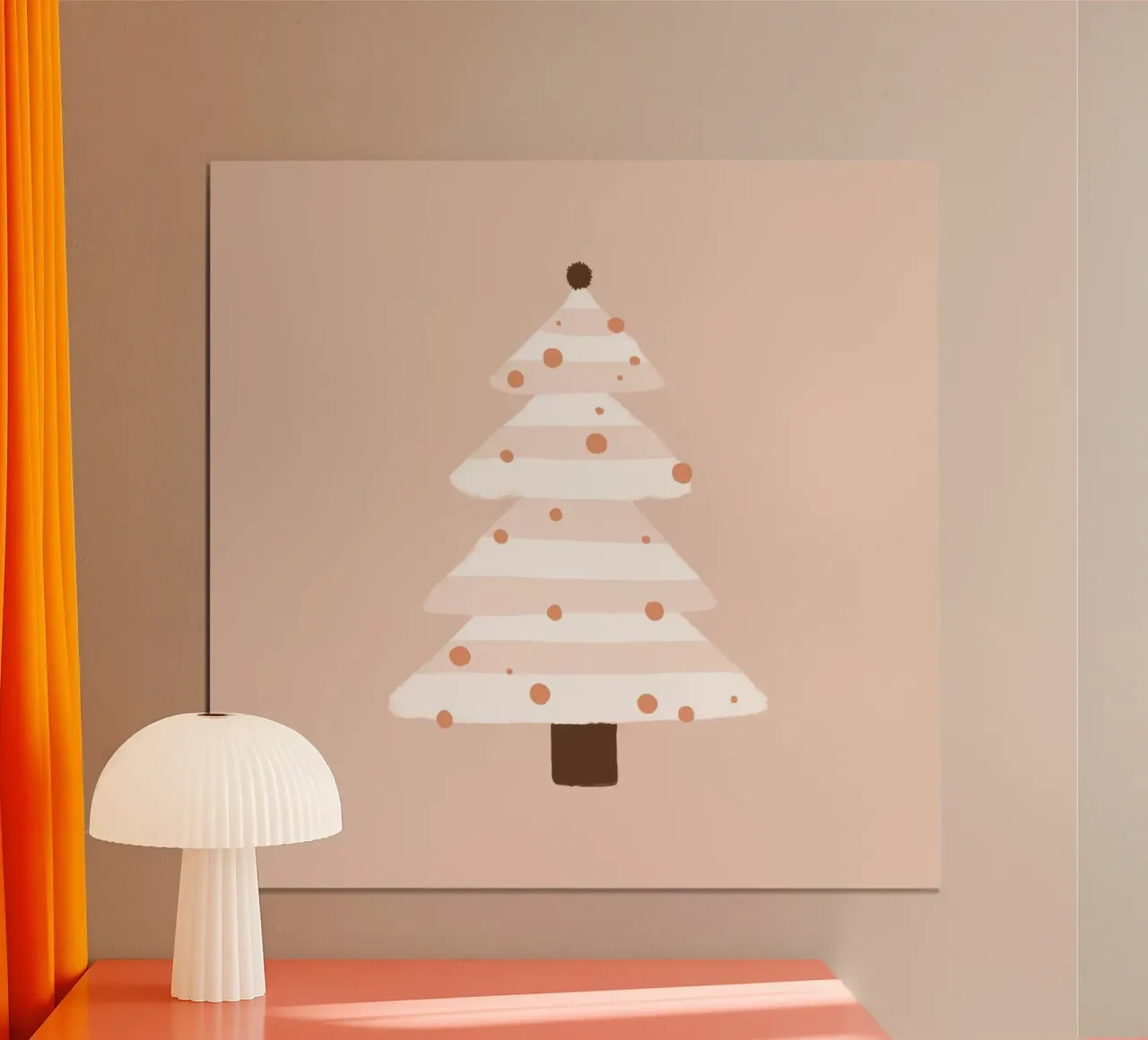 Albero di Natale Blush poster da Orara Studio
