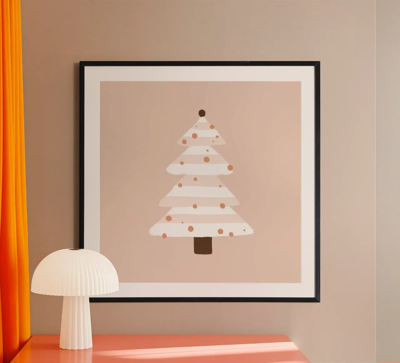 Albero di Natale Blush poster da Orara Studio