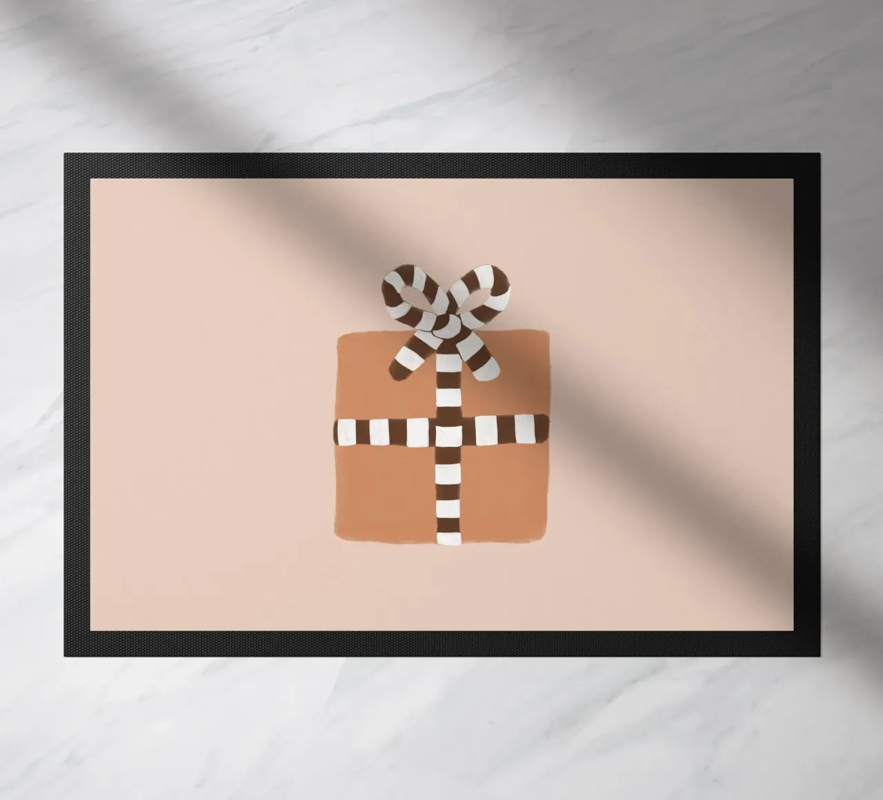 Blush Weihnachtsgeschenk Fußmatte von Orara Studio