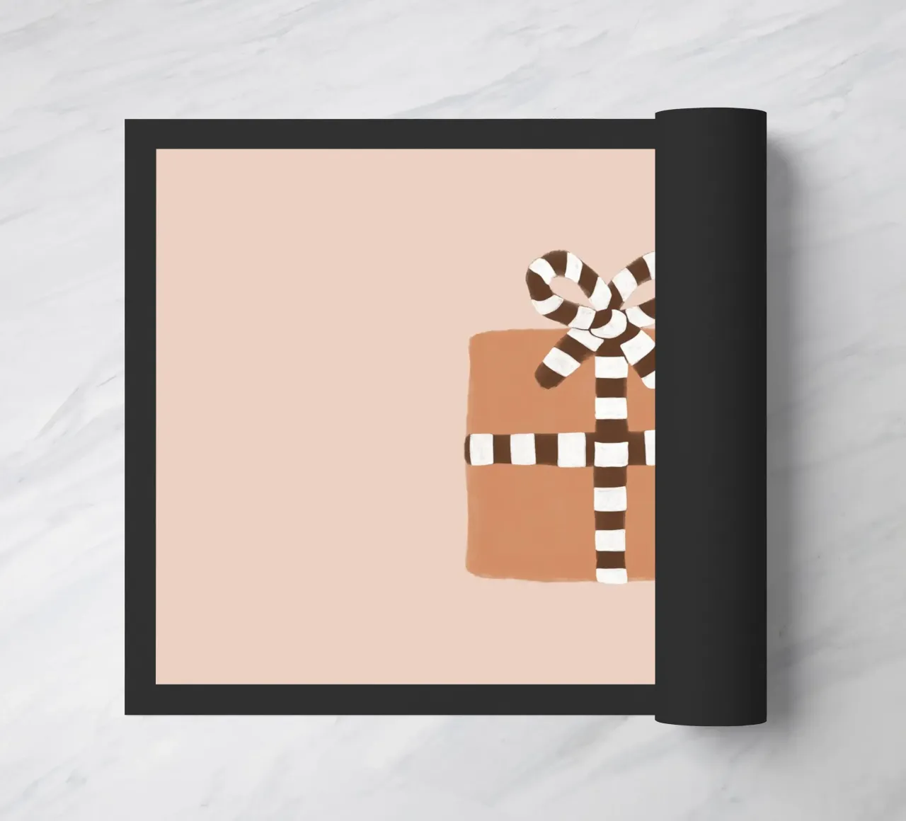 Blush Weihnachtsgeschenk Fußmatte von Orara Studio