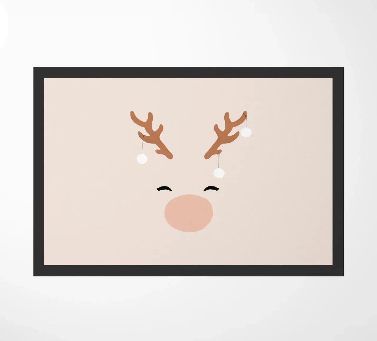 Cervi e fiori zerbino da Orara Studio