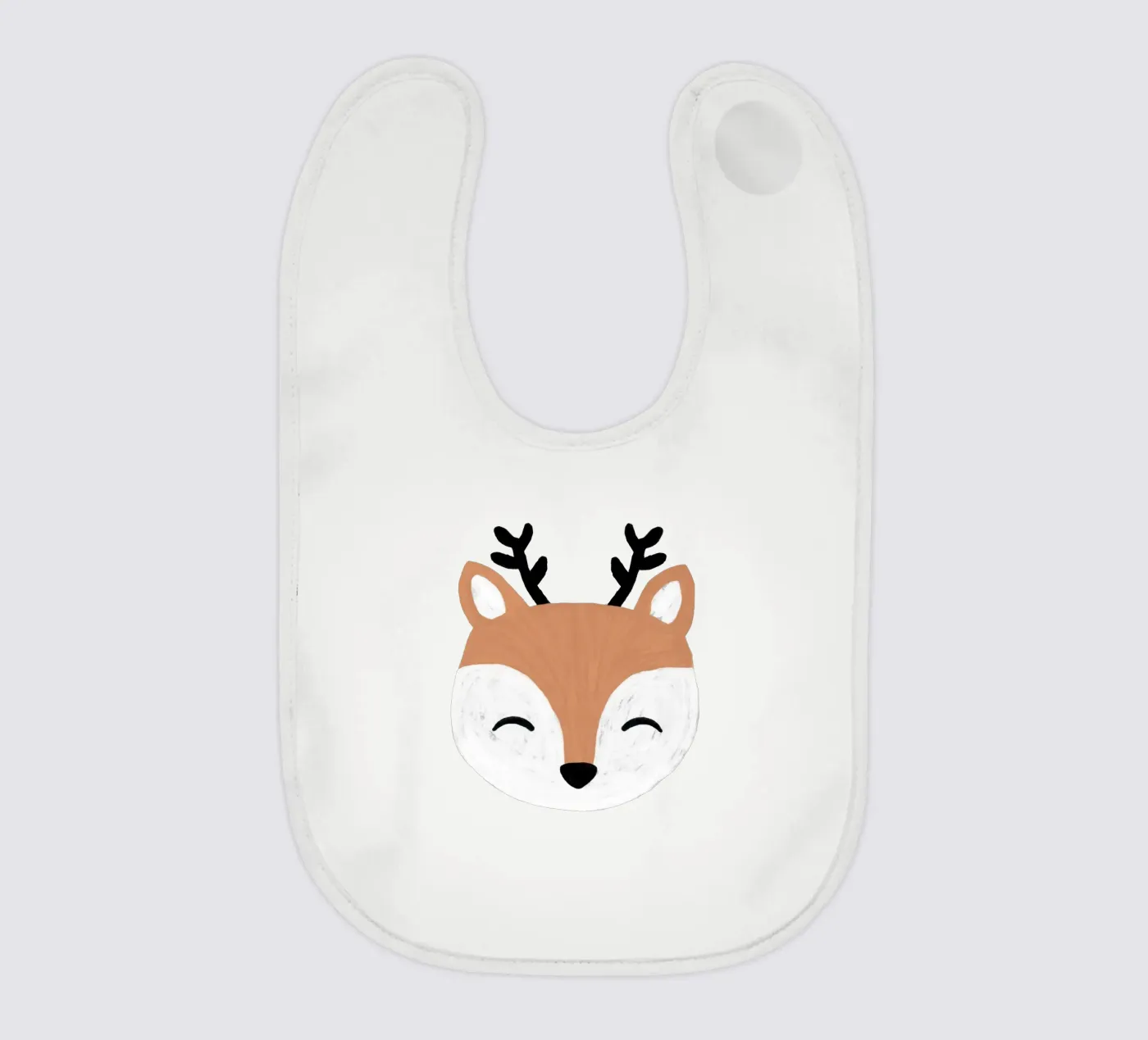 Blozend hert baby slabbetje van Orara Studio