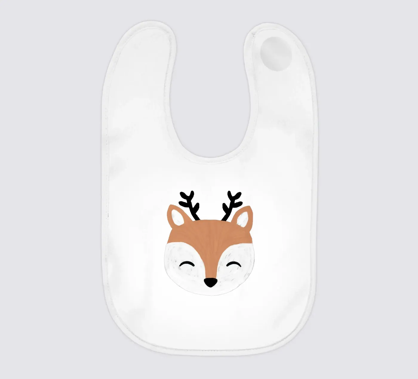 Blozend hert baby slabbetje van Orara Studio