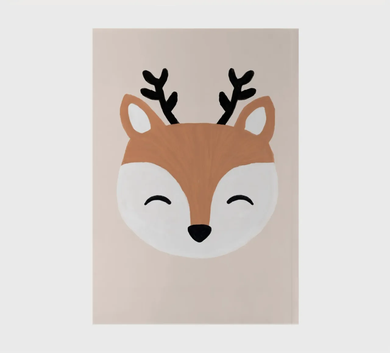 Blush Deer notebook by Orara Studio