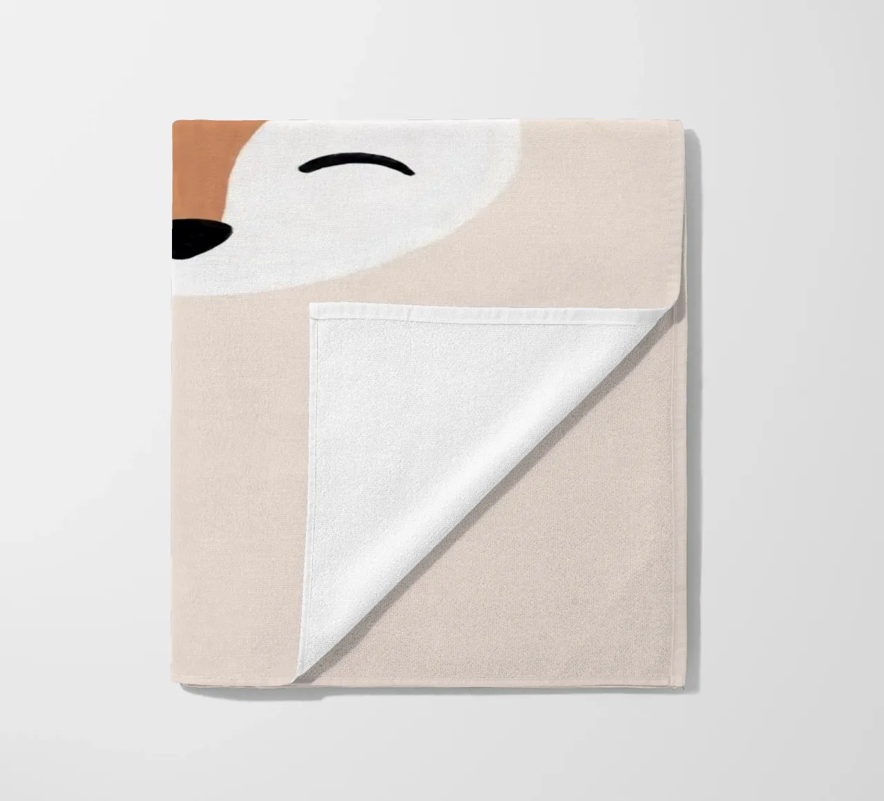 Cervo di colore rosso telo mare da Orara Studio