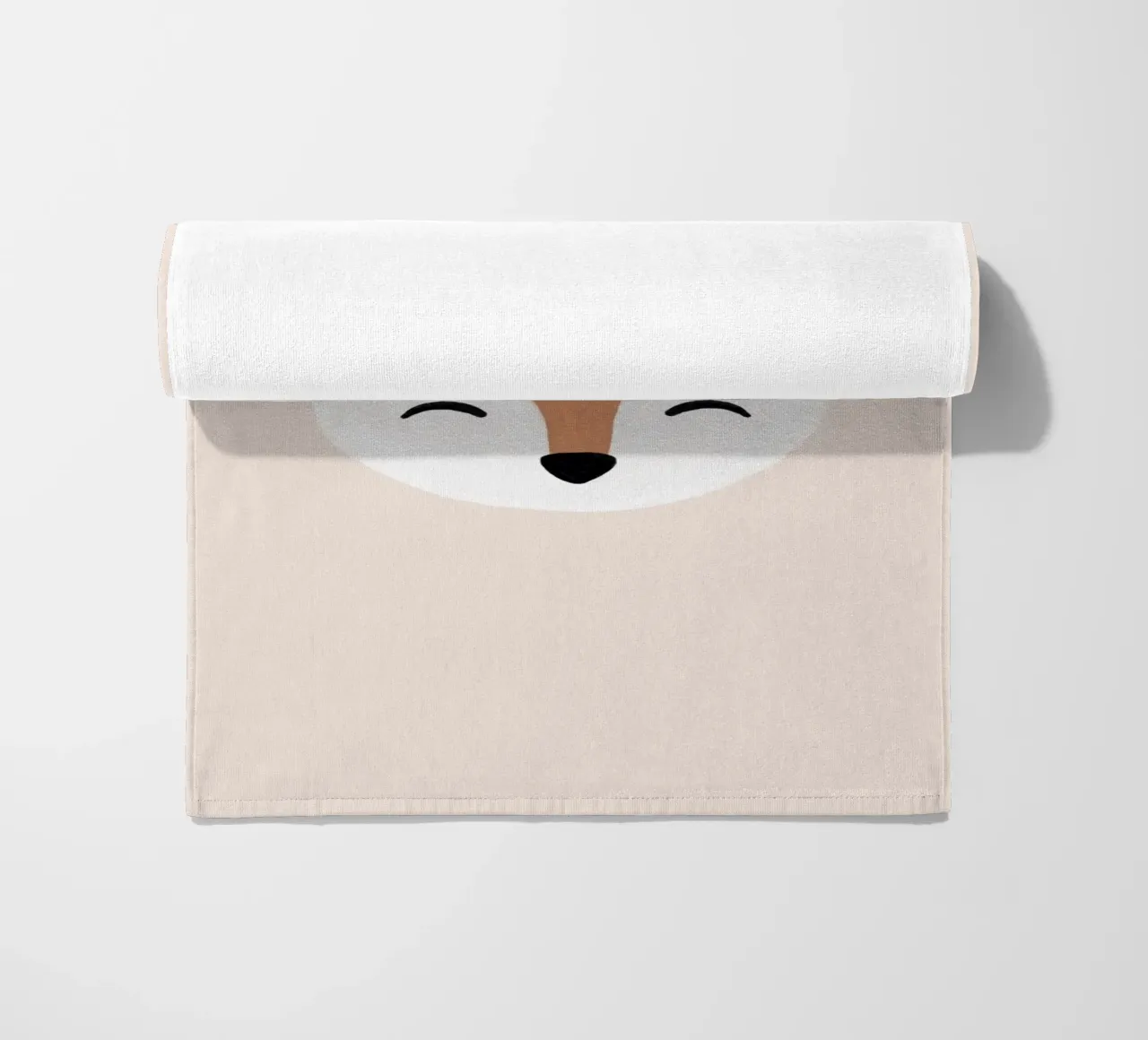 Cervo di colore rosso telo mare da Orara Studio