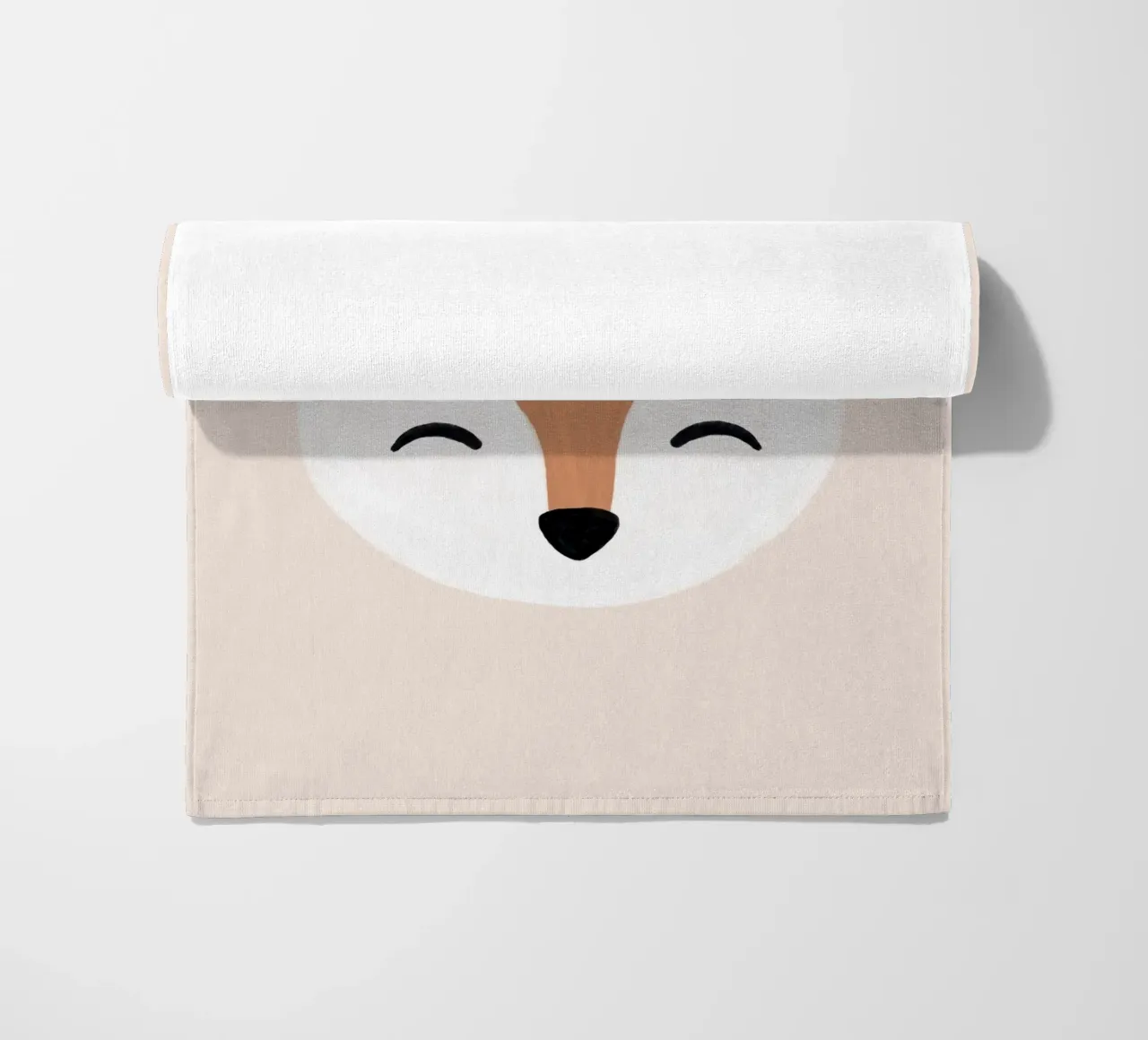 Cervo di colore rosso telo mare da Orara Studio