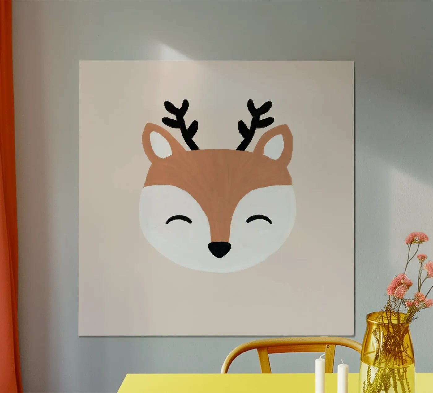 Blush Deer poster de Orara Studio