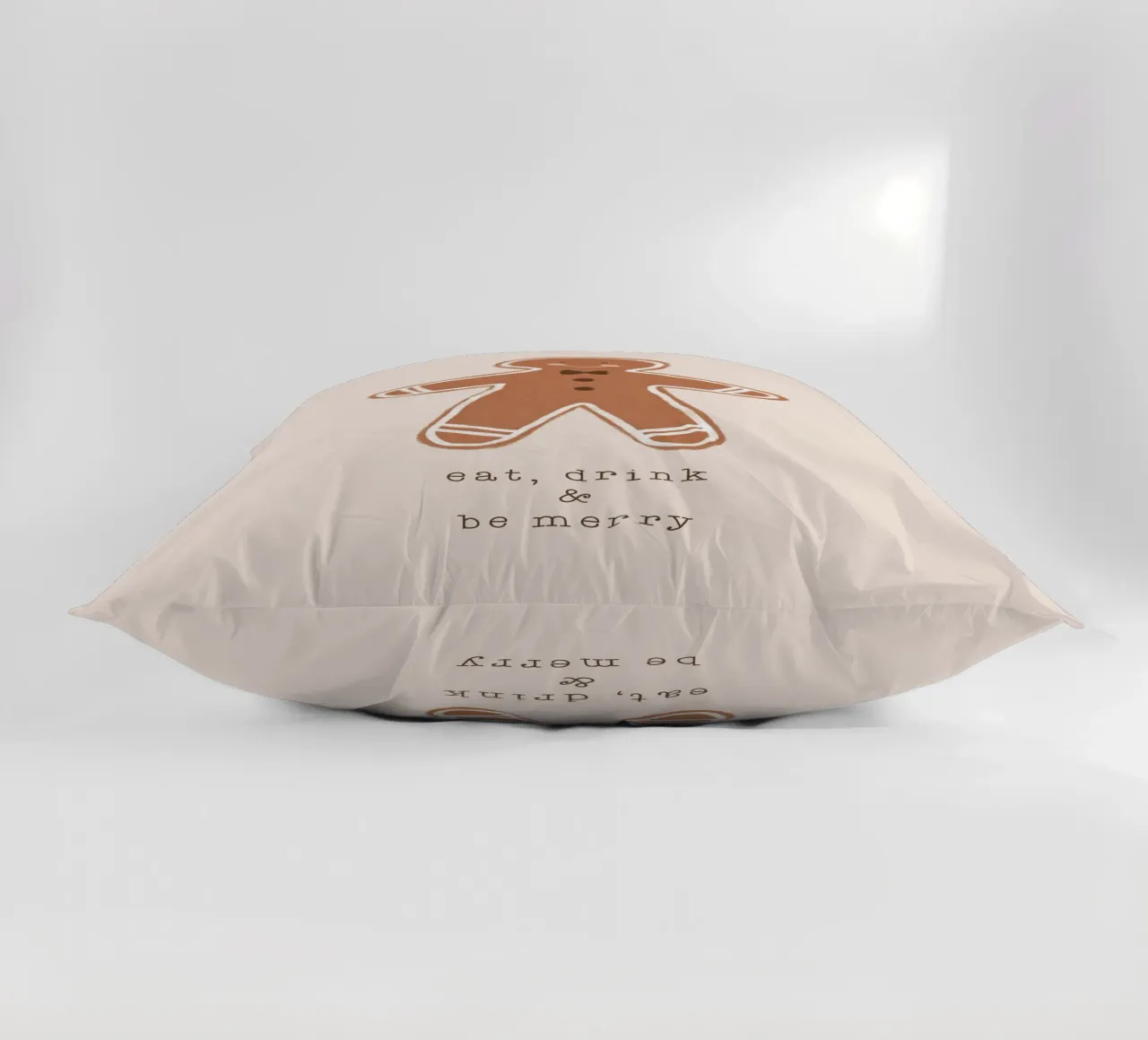 Blush Mangiare, bere ed essere felici cuscino da Orara Studio