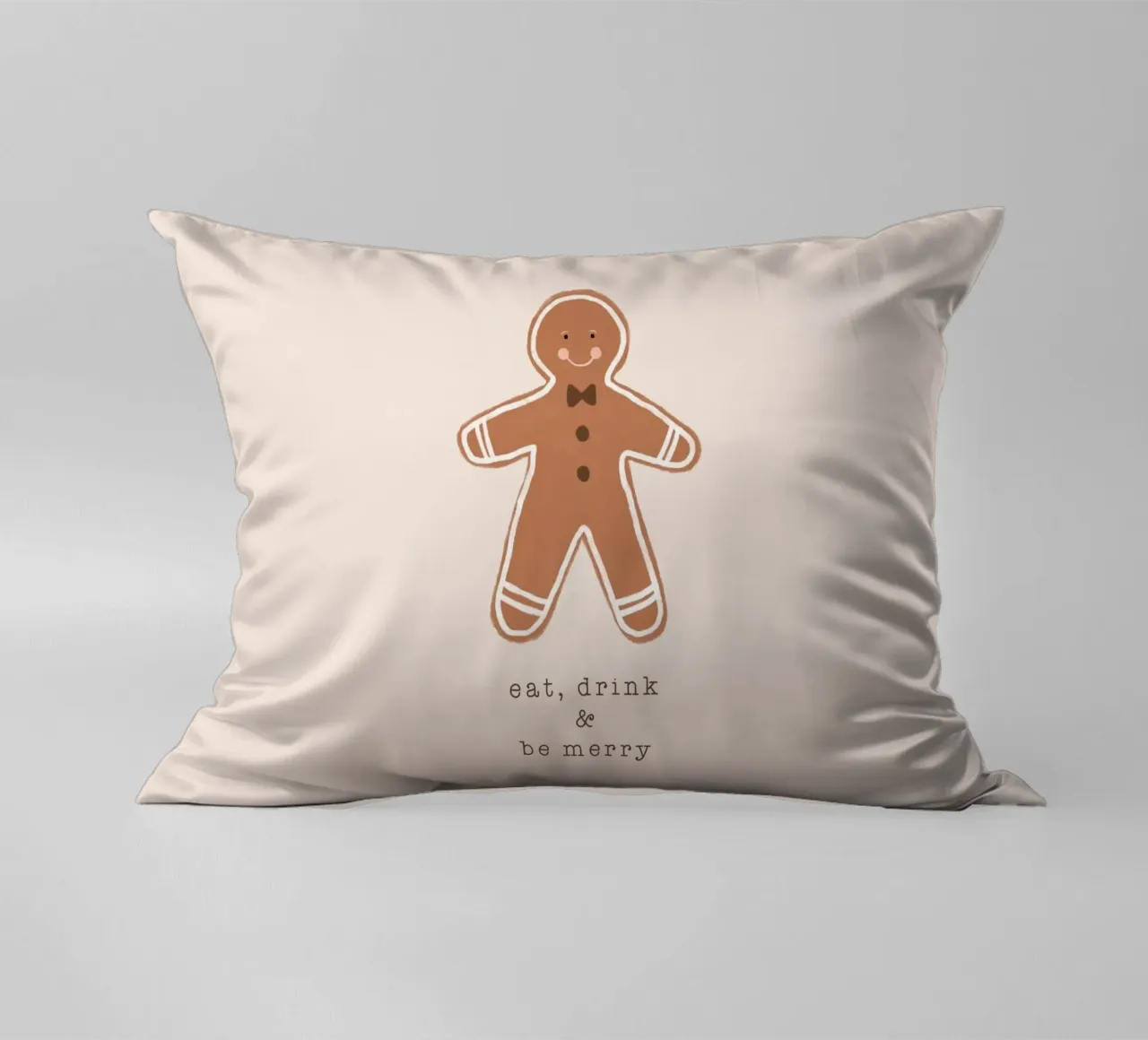 Blush Mangiare, bere ed essere felici cuscino da Orara Studio