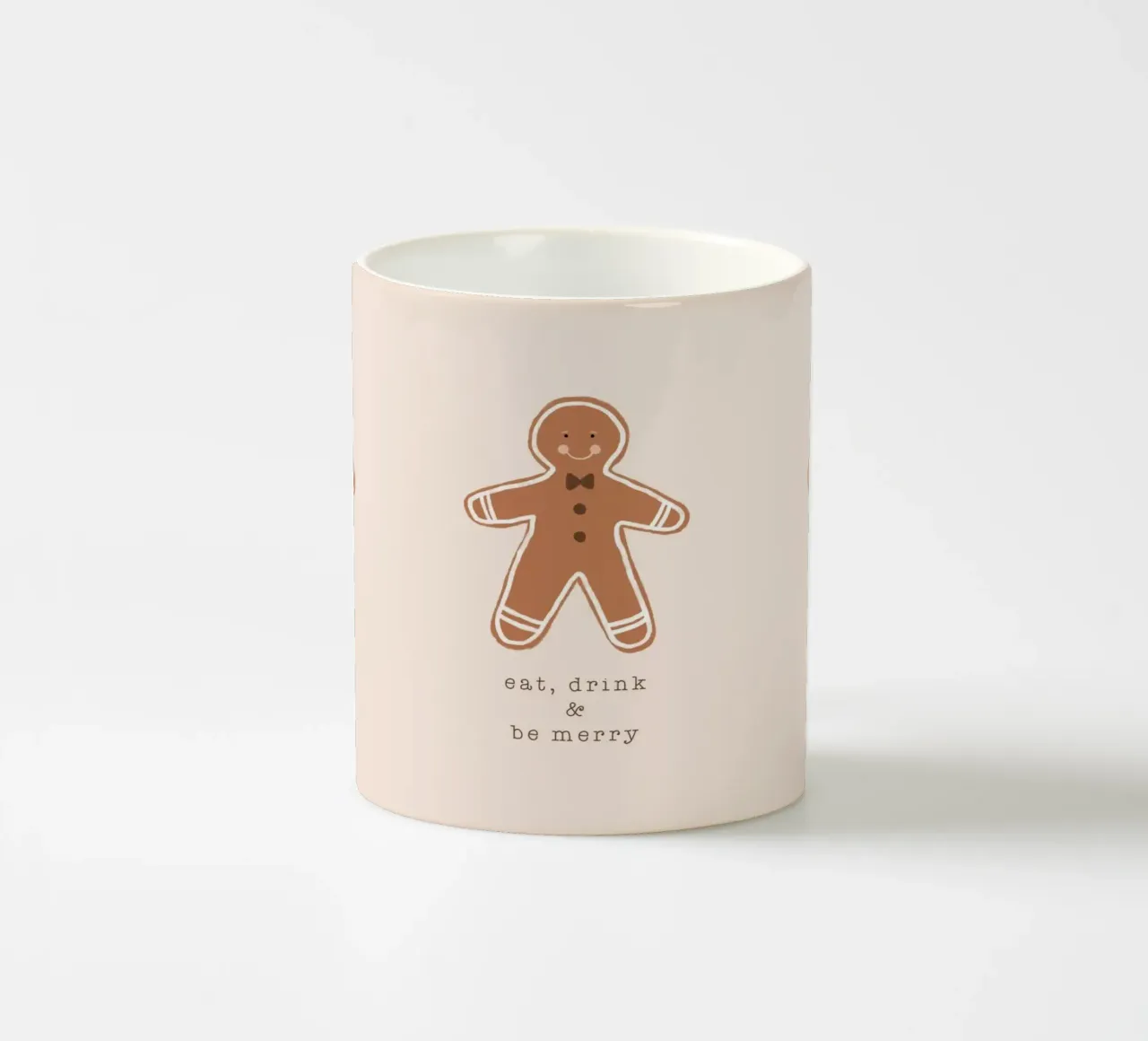 Blush Mangiare, bere ed essere felici tazza in ceramica da Orara Studio