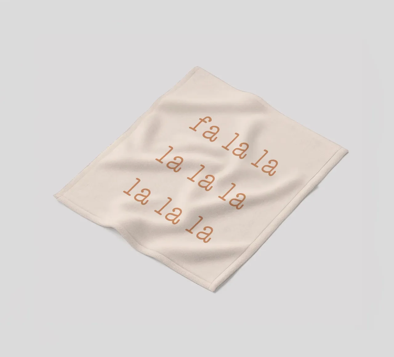 Blush Fa La La coperta in pile da Orara Studio