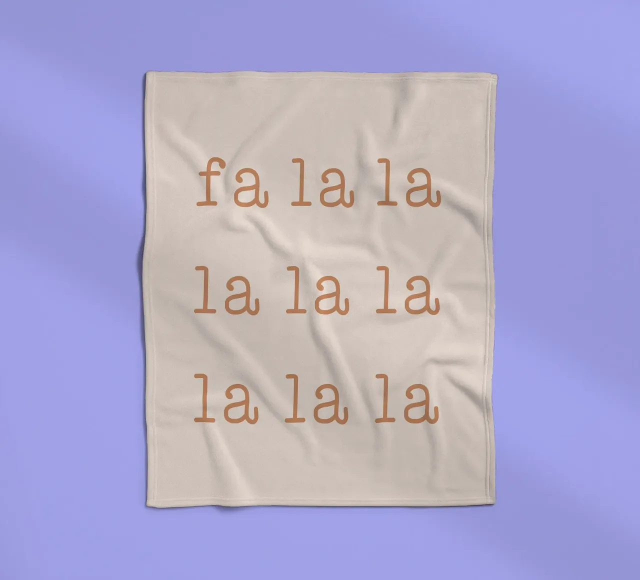 Blush Fa La La coperta in pile da Orara Studio