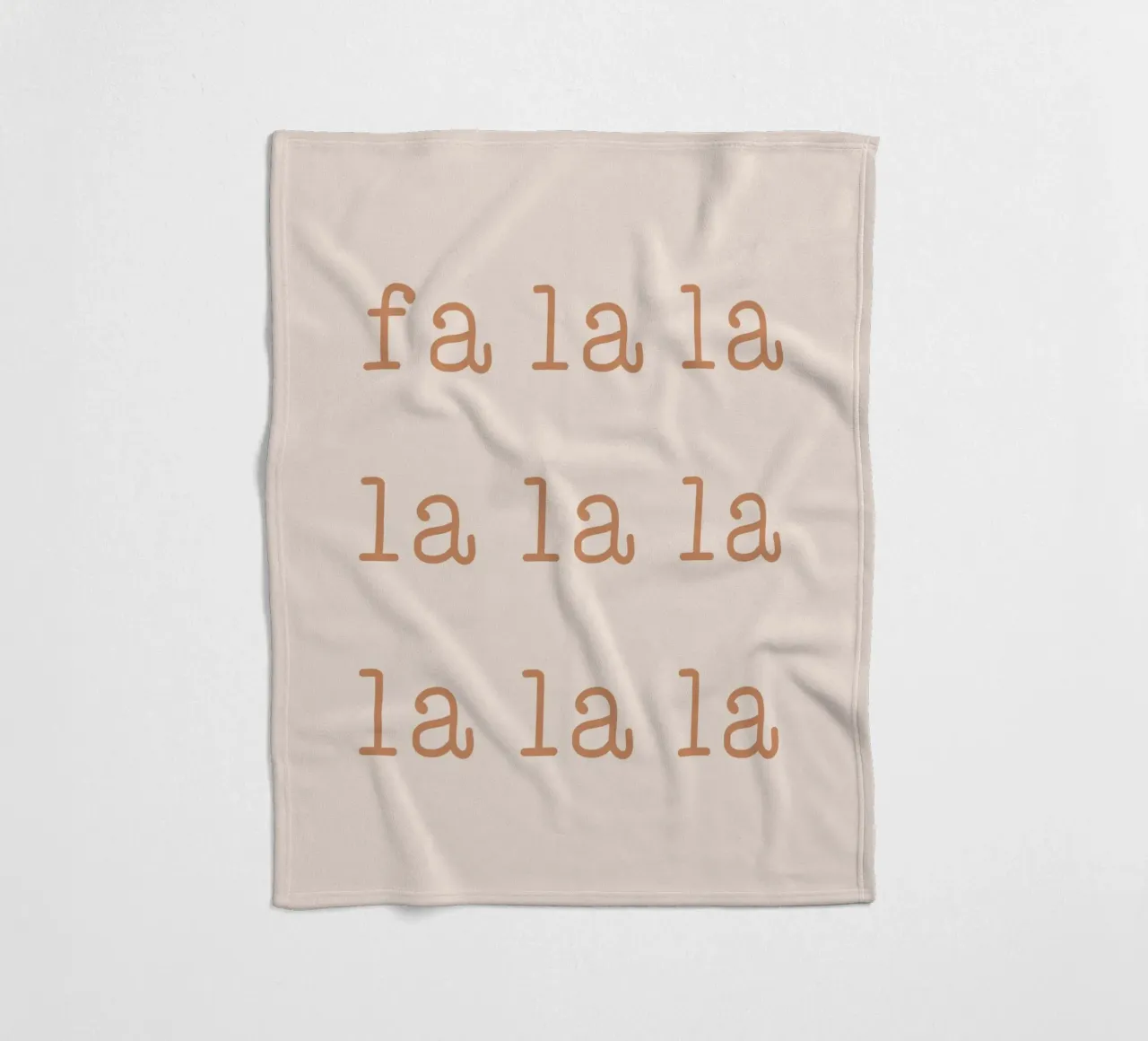 Blush Fa La La coperta in pile da Orara Studio