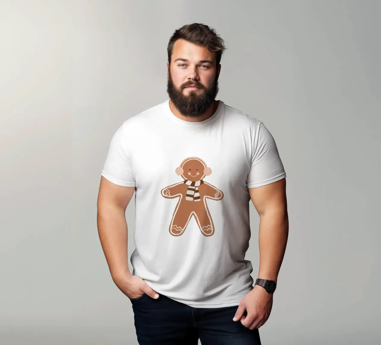 Omino di pan di zenzero II t-shirt da Orara Studio