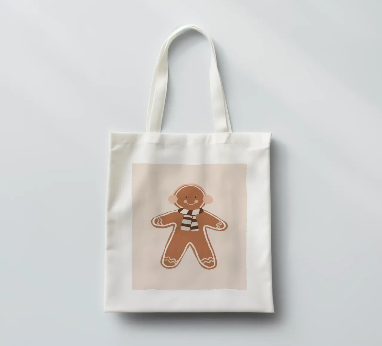 Omino di pan di zenzero II borsa in juta da Orara Studio