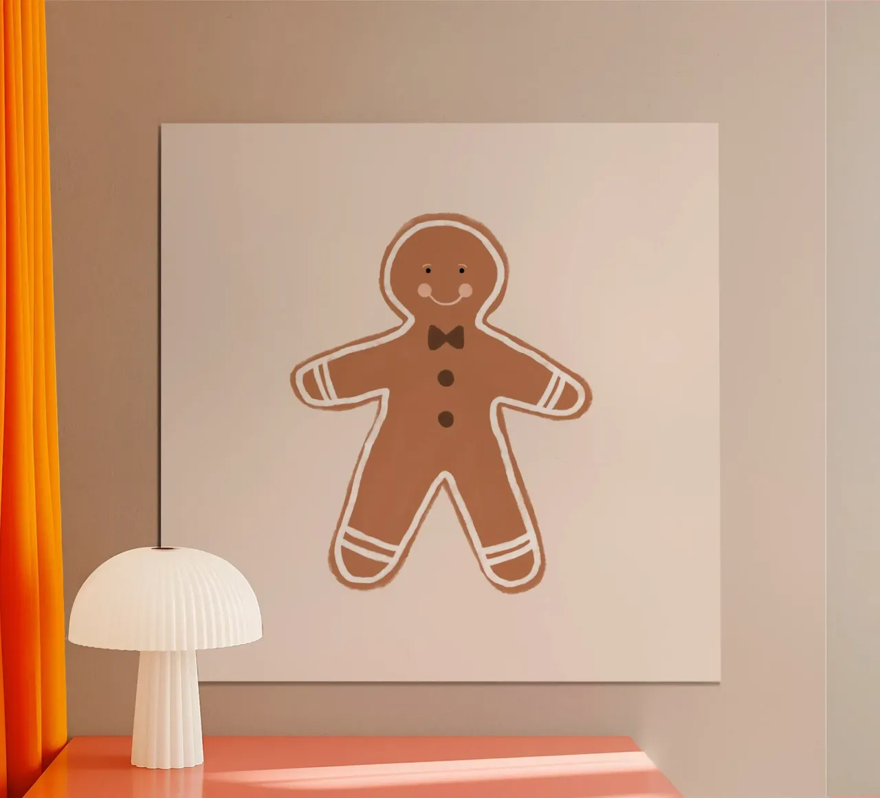 Omino di Pan di Zenzero Blush carta hahnemühle da Orara Studio