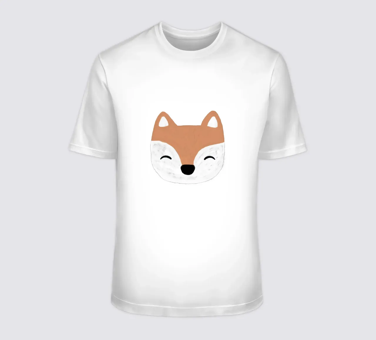Volpe di colore rosso t-shirt da Orara Studio